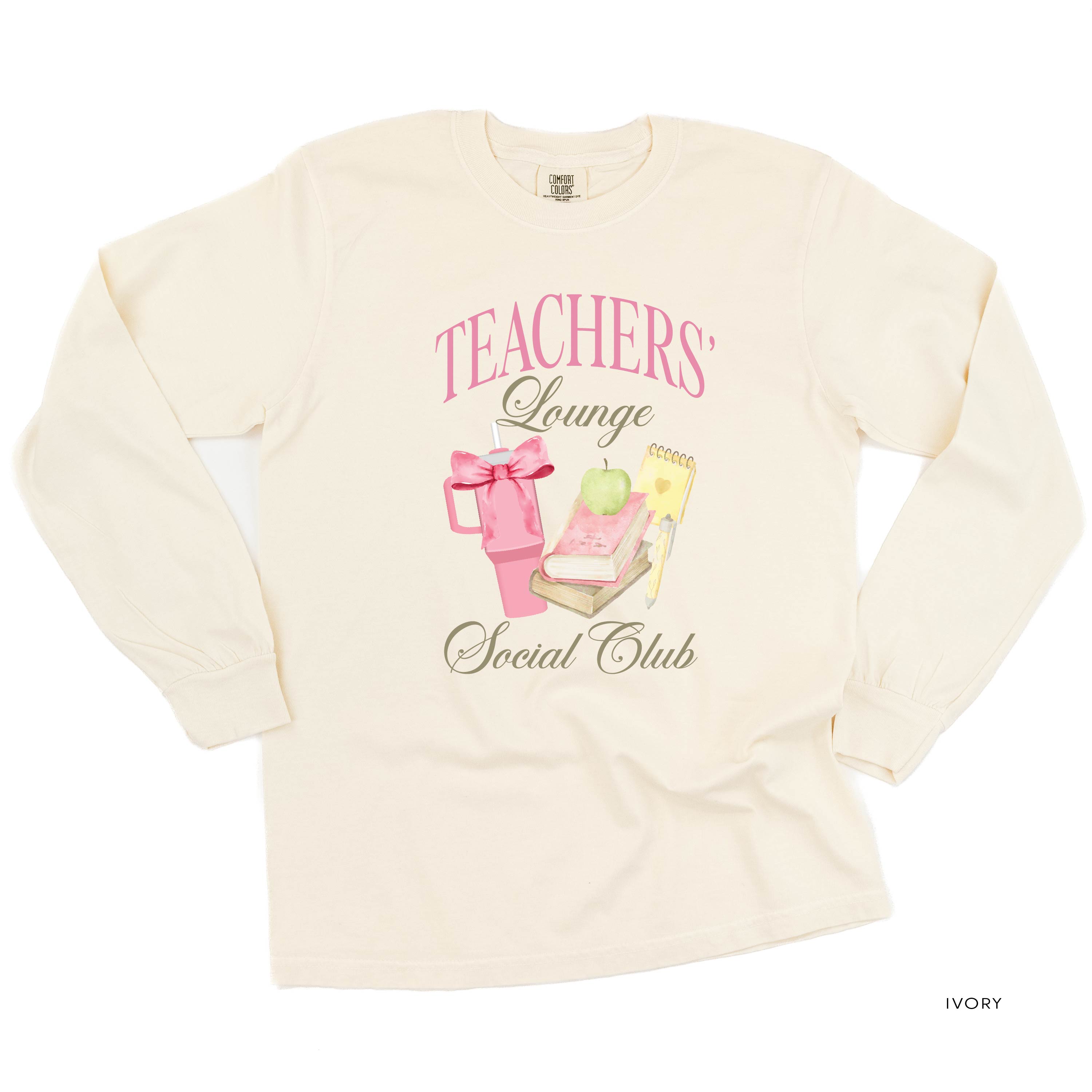 Teachers' Lounge Social Club - LONG SLEEVE COMFORT COLORS TEE Little Mama Shirt Shop
