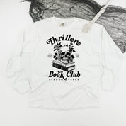 Thrillers Book Club - Long Sleeve Comfort Colors Tee Little Mama Shirt Shop