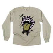 Vampire Drippy Mouth - Long Sleeve Comfort Colors Tee Little Mama Shirt Shop