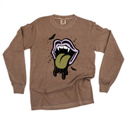 Vampire Drippy Mouth - Long Sleeve Comfort Colors Tee Little Mama Shirt Shop