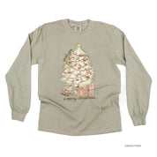 Wish You A Merry Christmas - LONG SLEEVE Comfort Colors Tee Little Mama Shirt Shop