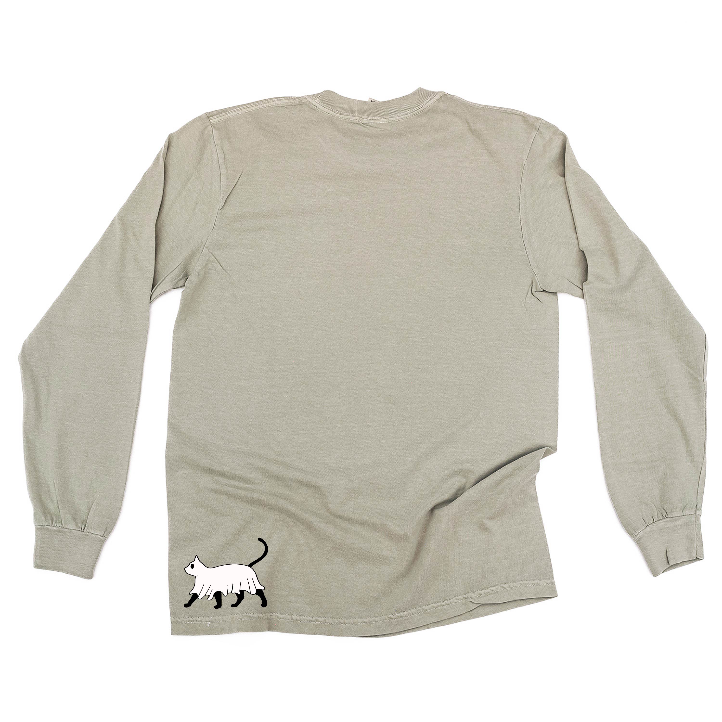 You're Freakin' Meowt! (with lower back detail) - Long Sleeve Comfort Colors Tee Little Mama Shirt Shop