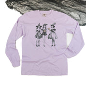 Classy Witches - Long Sleeve Comfort Colors Tee Little Mama Shirt Shop