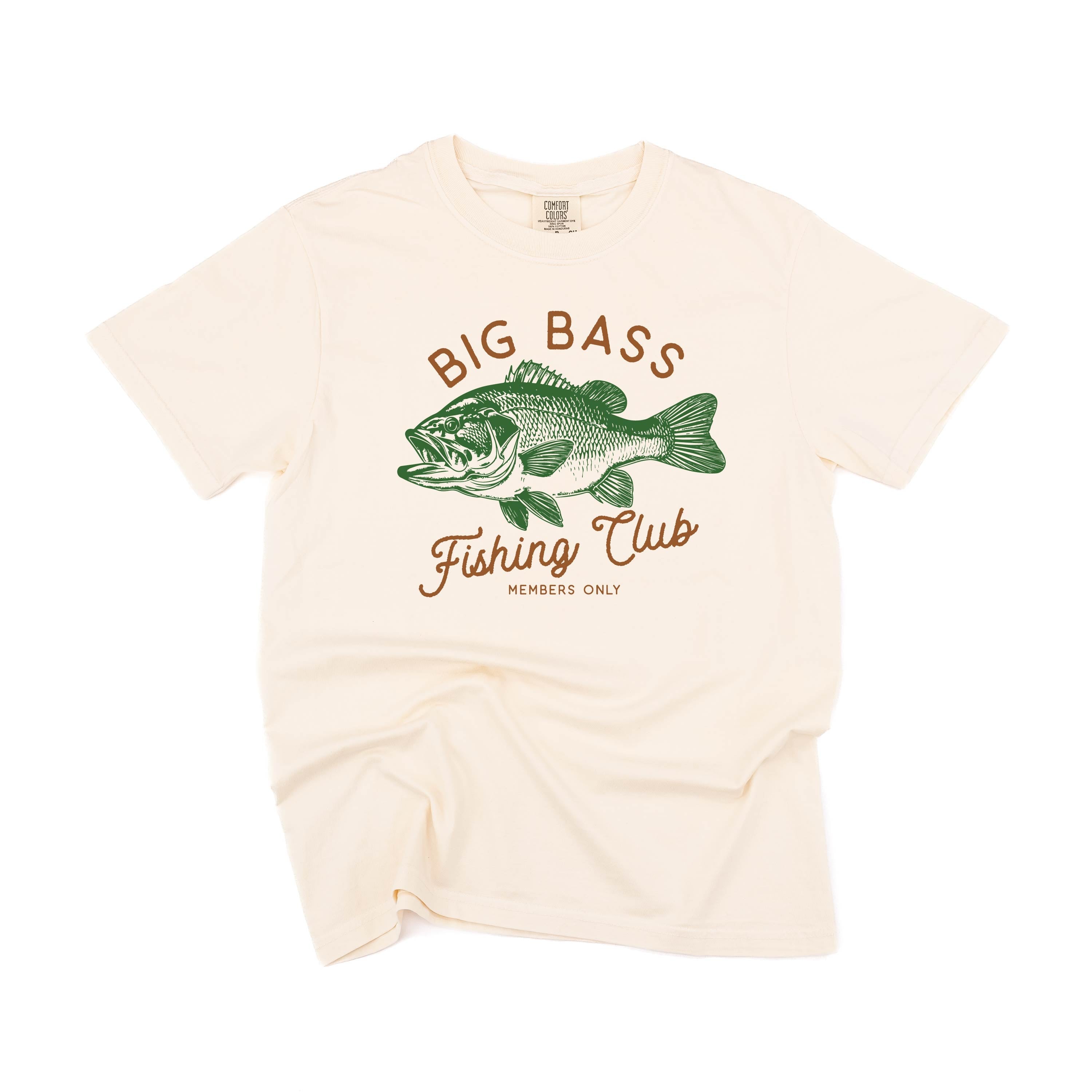Big Bass Fishing Club - Comfort Colors Tee Little Mama Shirt Shop