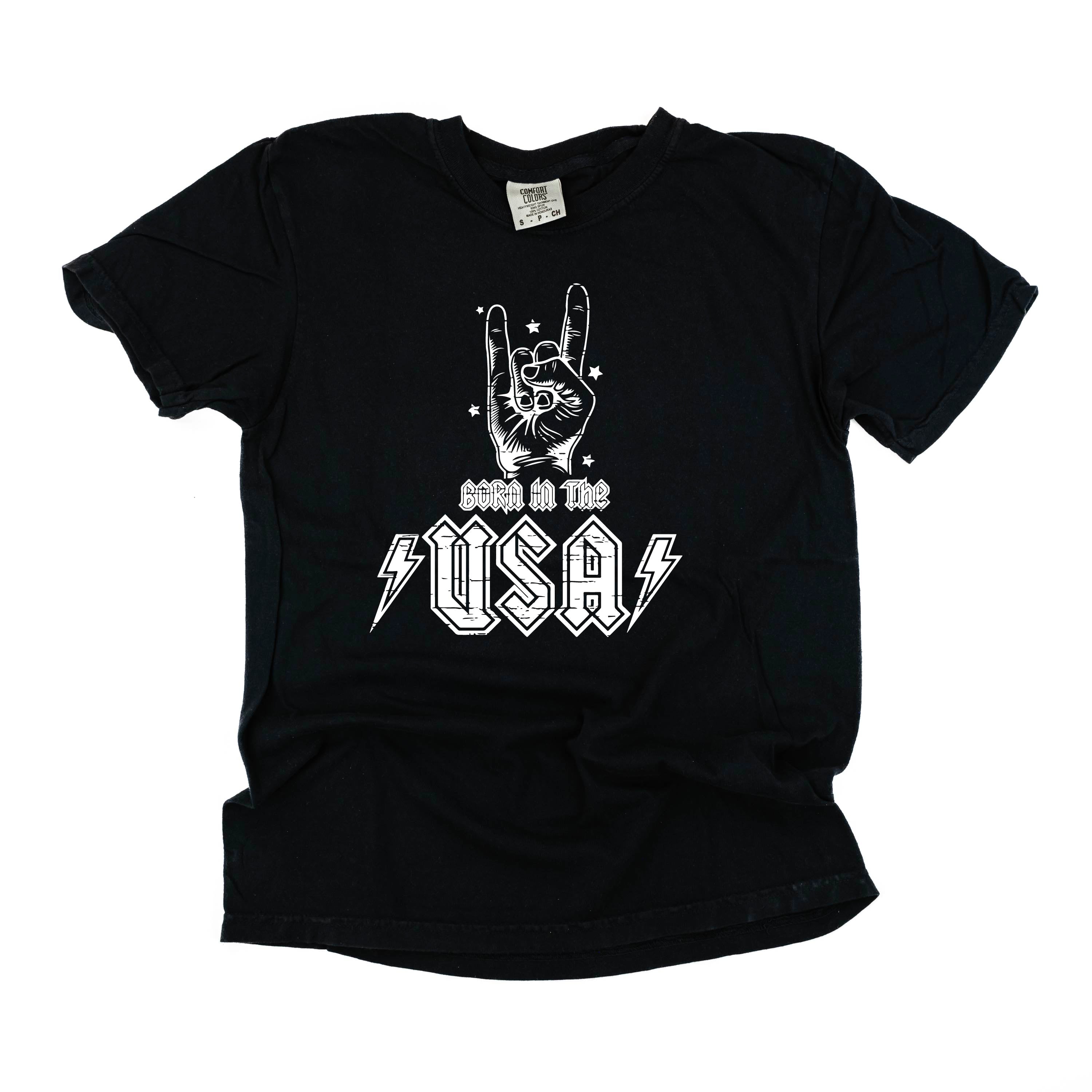 Born In The USA - Comfort Colors Tee Little Mama Shirt Shop