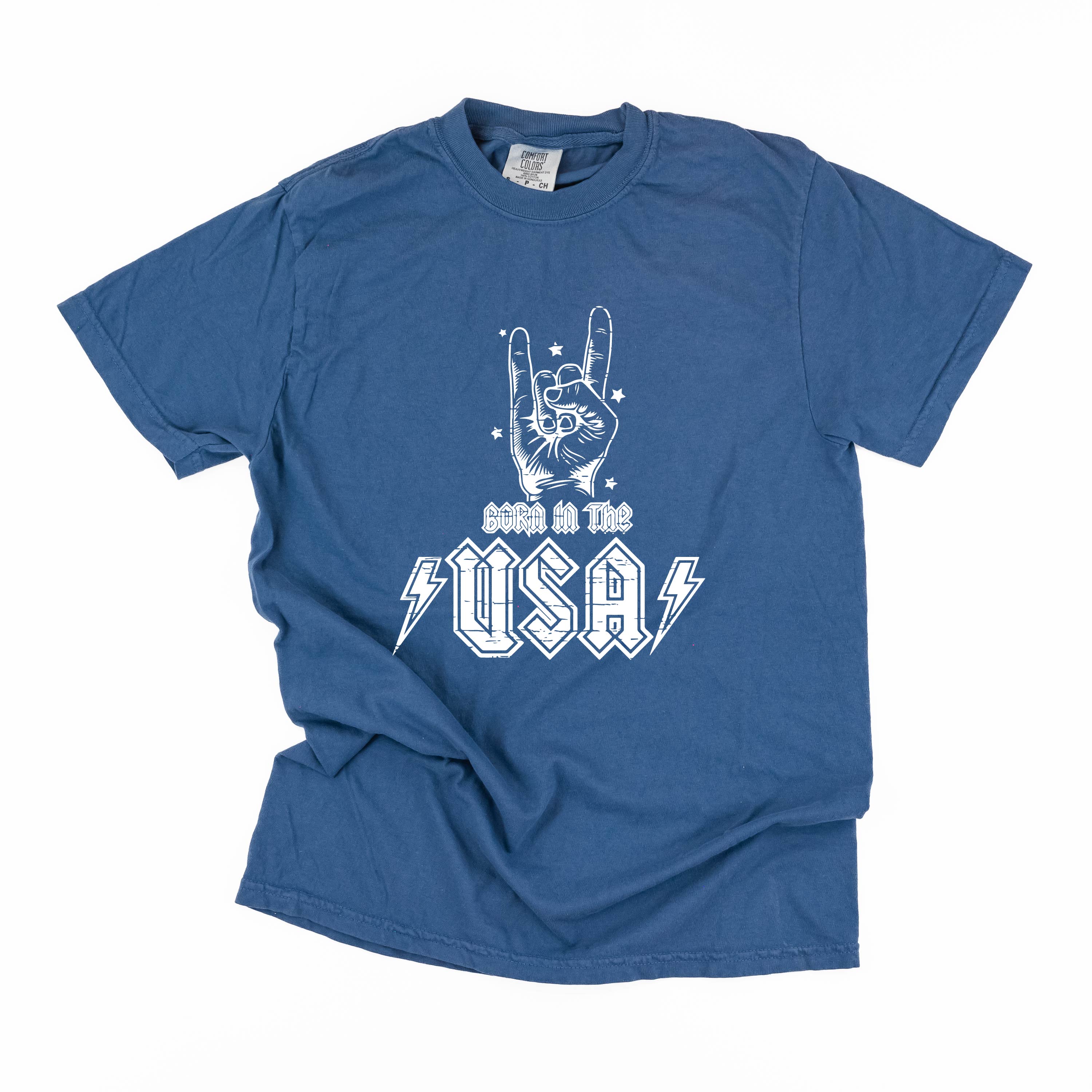 Born In The USA - Comfort Colors Tee Little Mama Shirt Shop