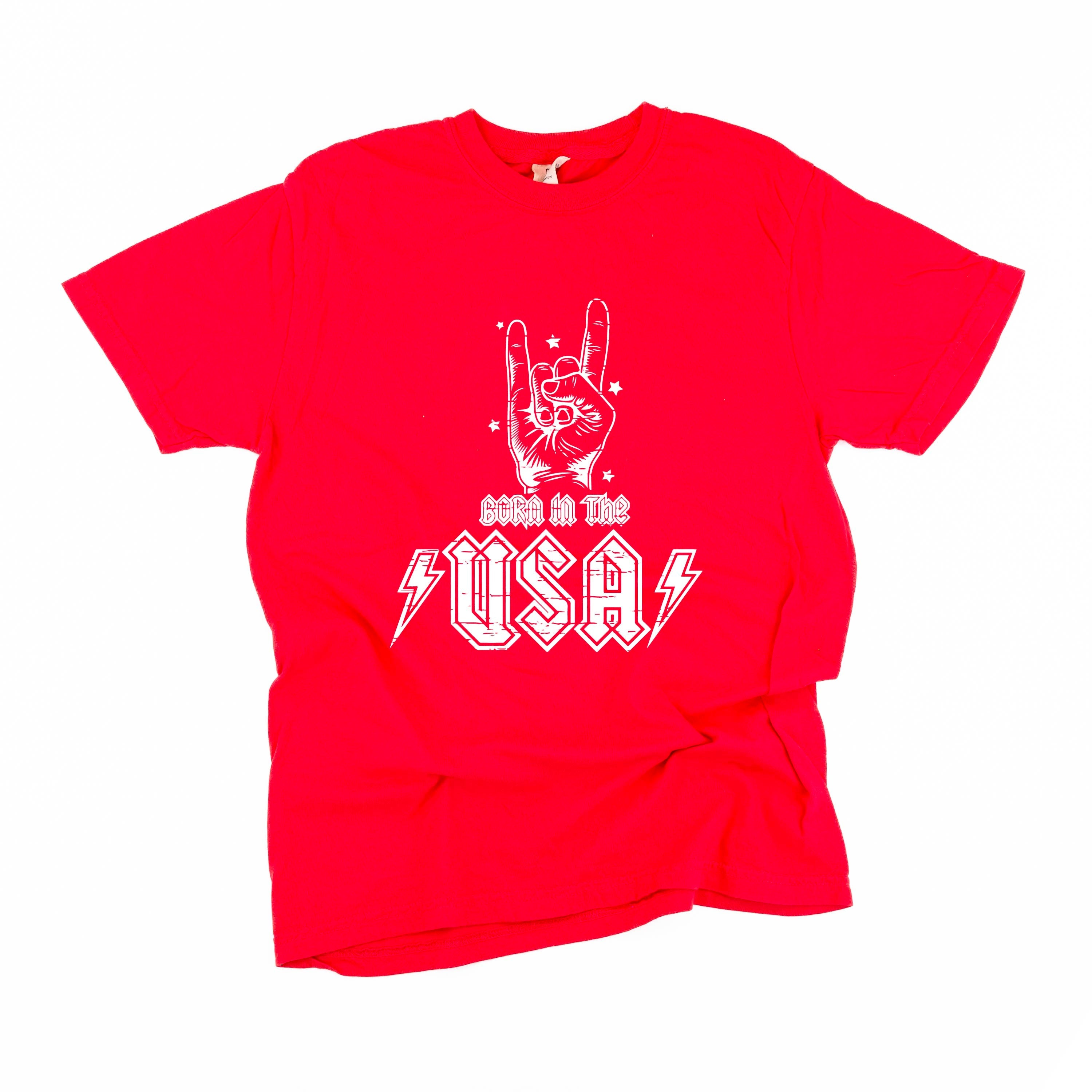 Born In The USA - Comfort Colors Tee Little Mama Shirt Shop