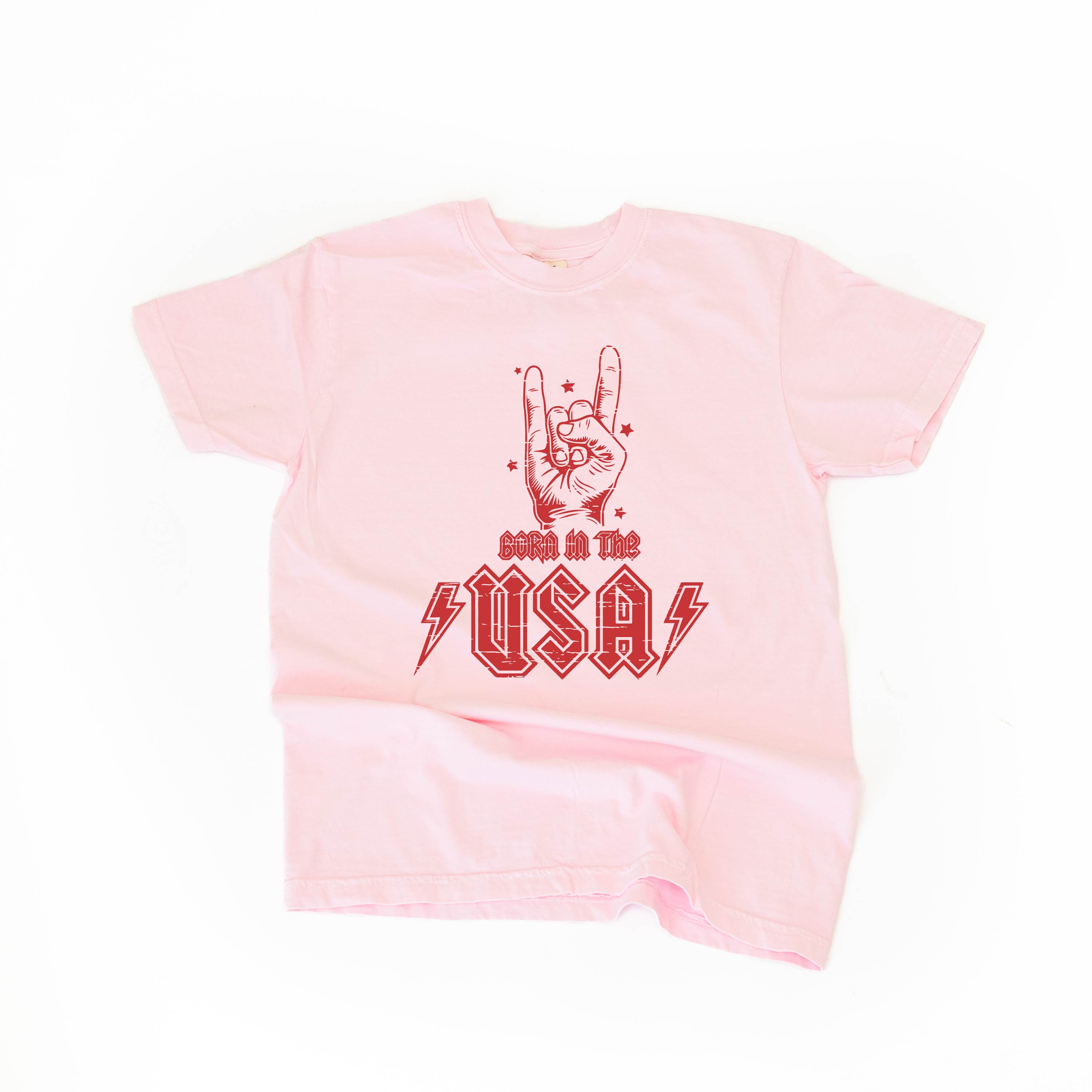 Born In The USA - Comfort Colors Tee Little Mama Shirt Shop