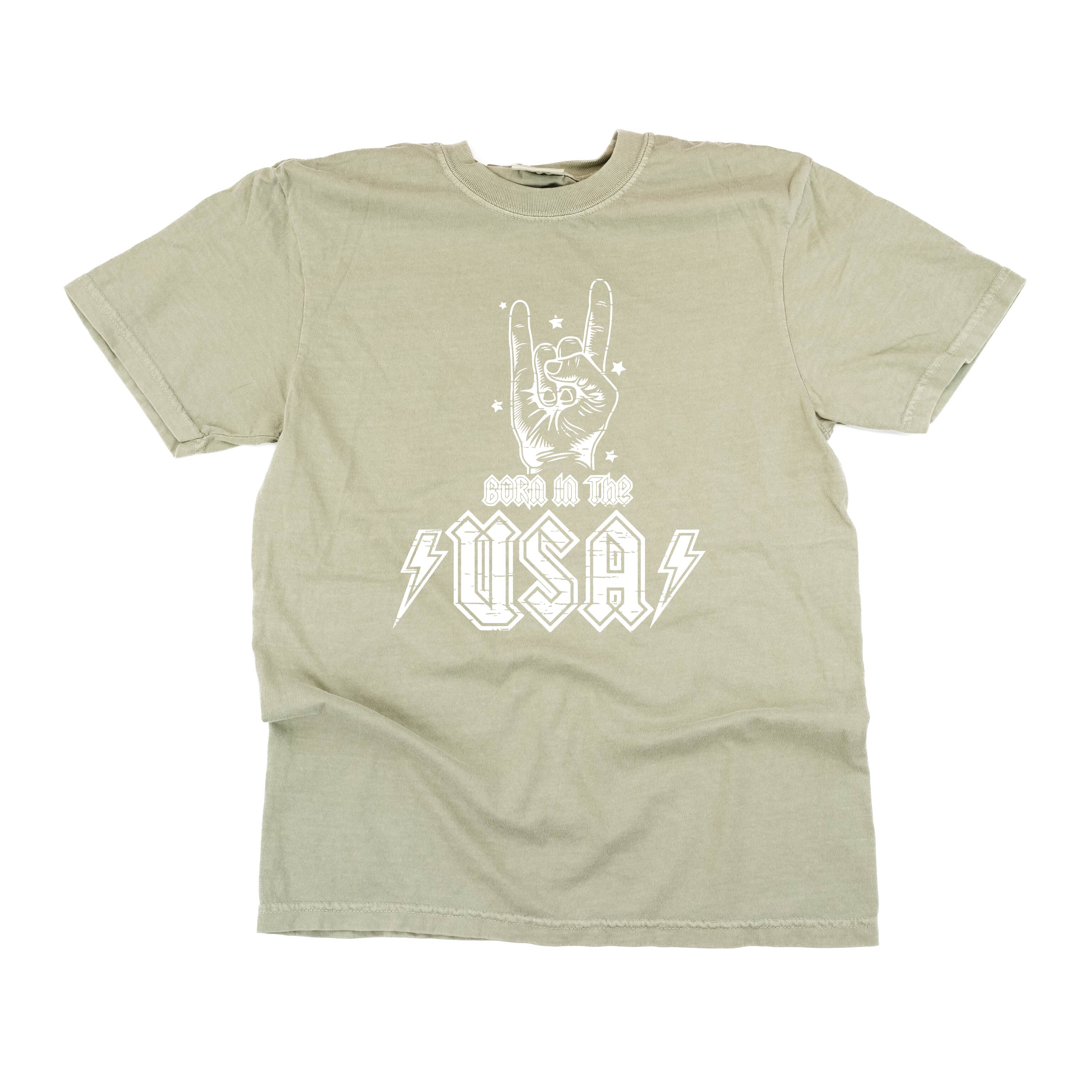 Born In The USA - Comfort Colors Tee Little Mama Shirt Shop