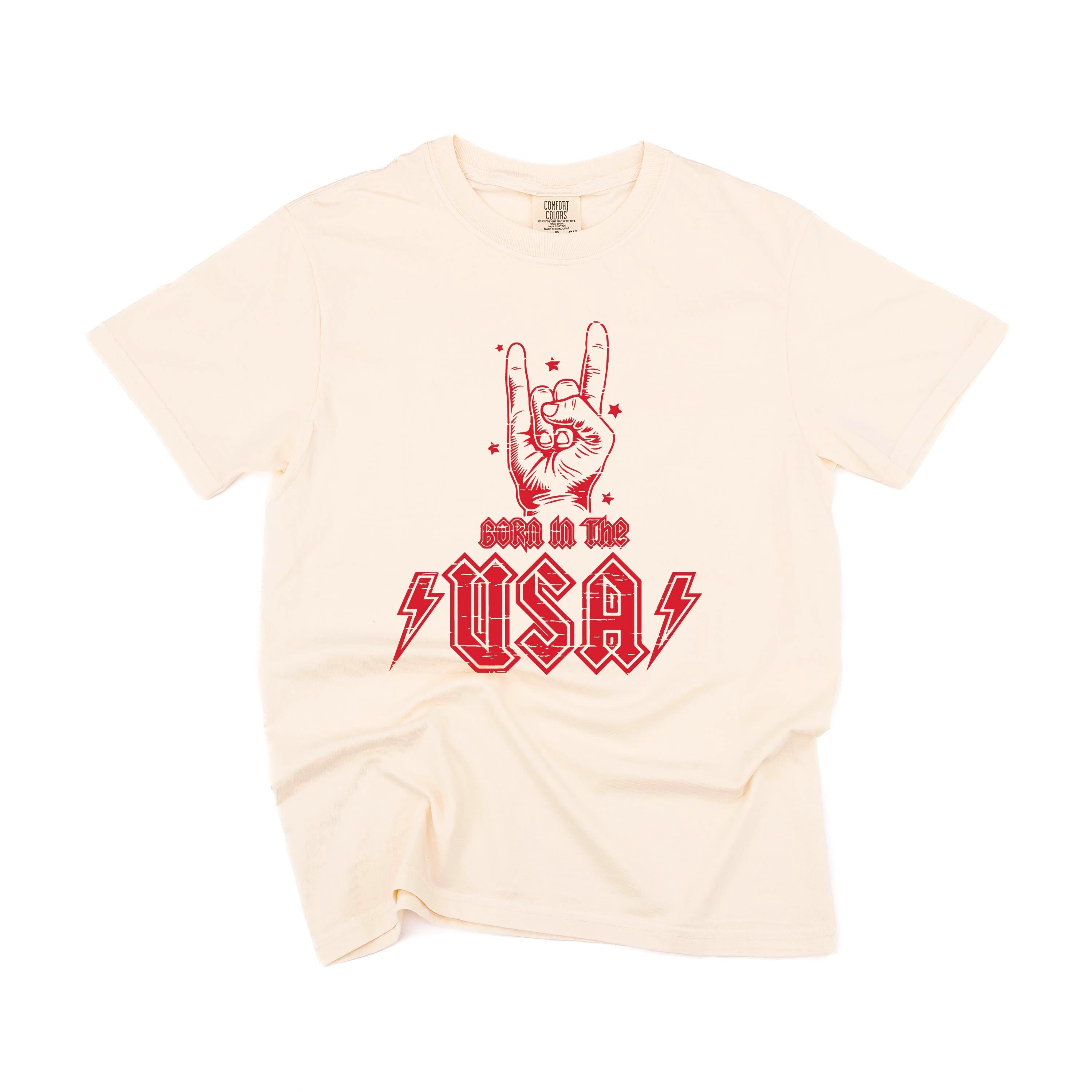 Born In The USA - Comfort Colors Tee Little Mama Shirt Shop