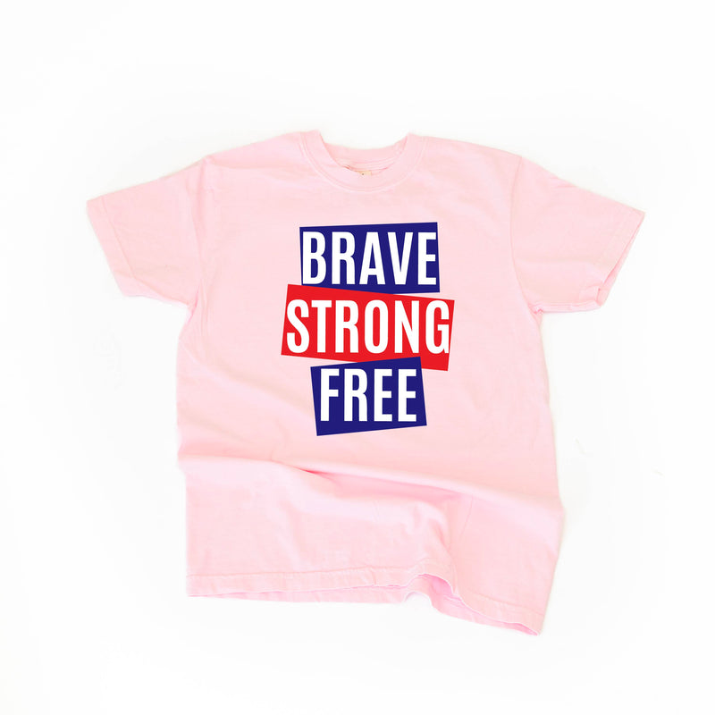 Brave Strong Free - SHORT SLEEVE COMFORT COLORS TEE