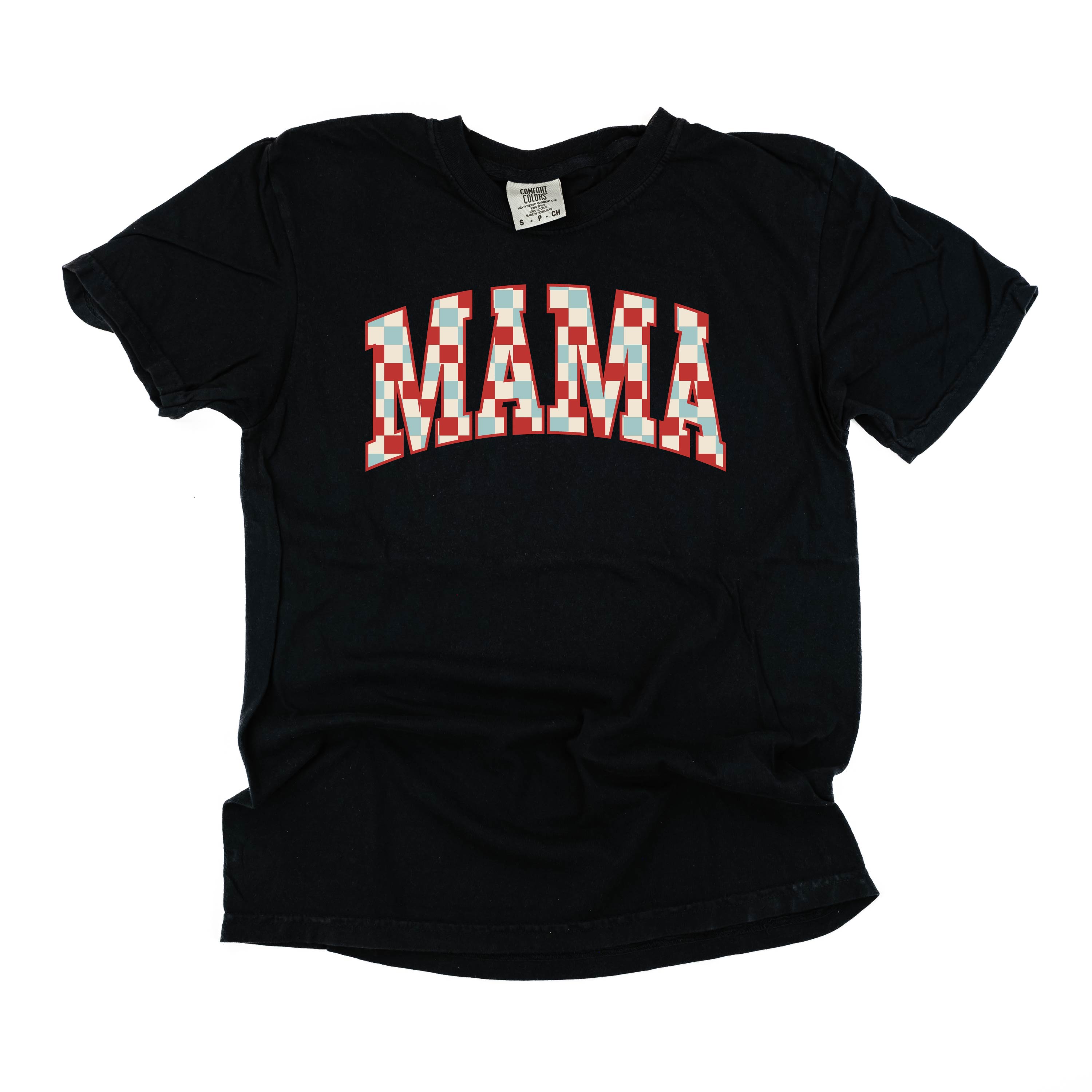 Checkered Mama - Comfort Colors Te Little Mama Shirt Shop
