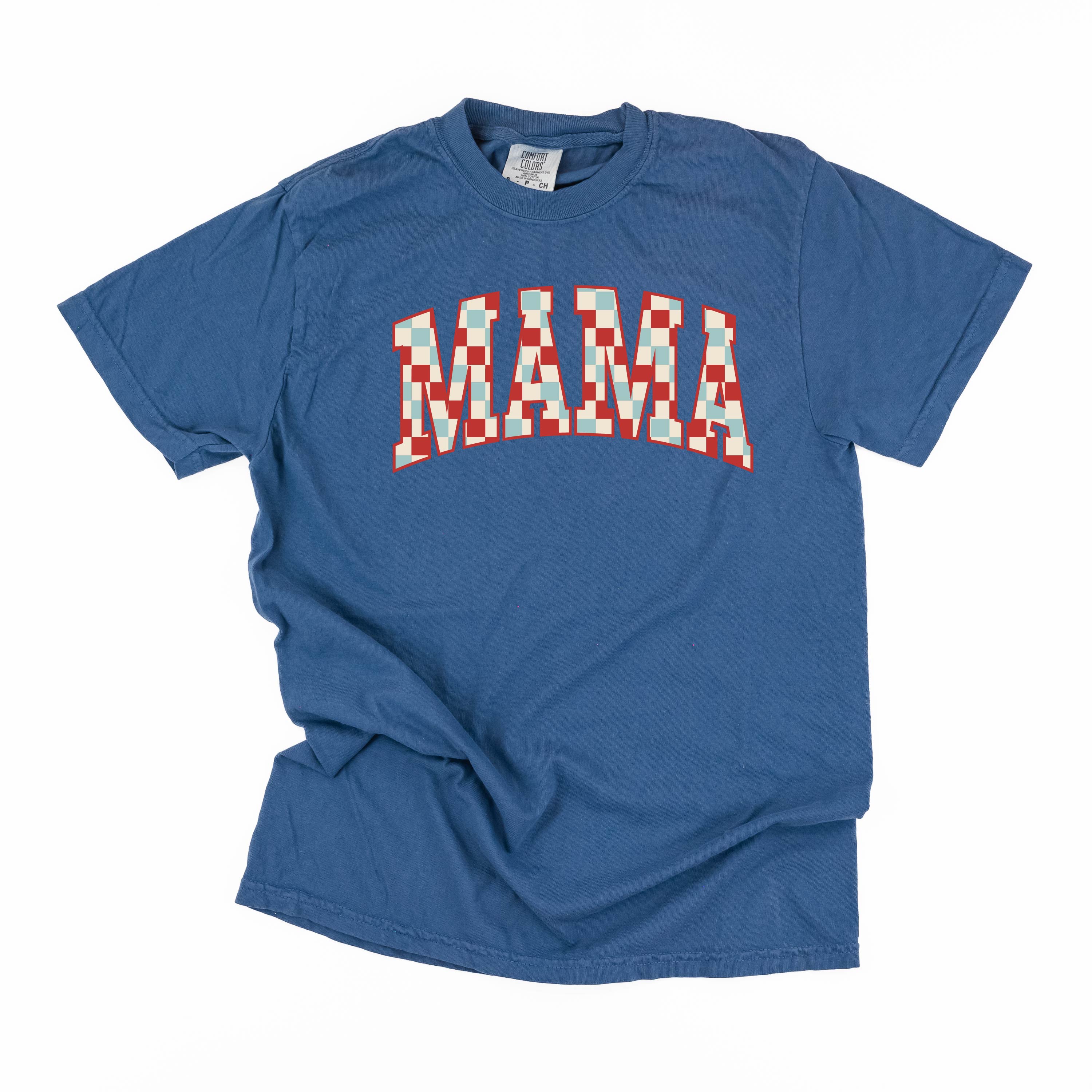 Checkered Mama - Comfort Colors Te Little Mama Shirt Shop