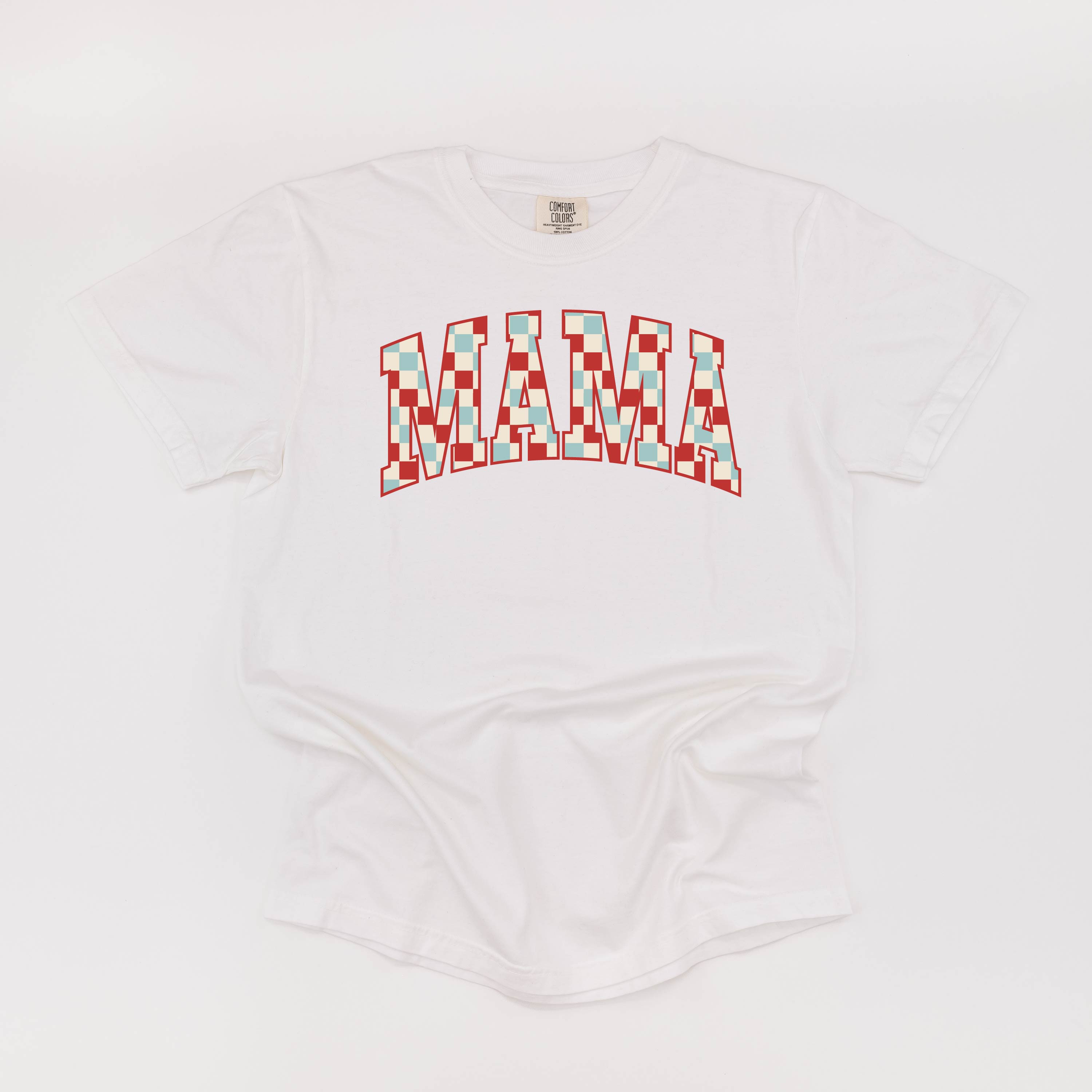 Checkered Mama - Comfort Colors Te Little Mama Shirt Shop