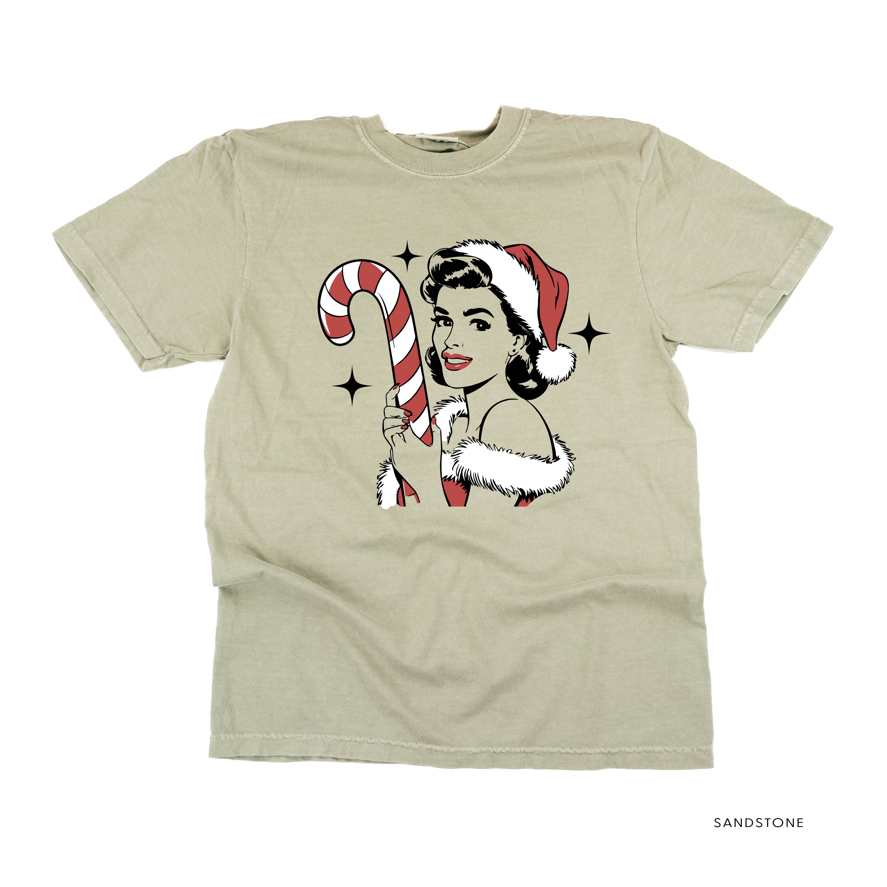 Classy Christmas Babe - Comfort Colors Tee Little Mama Shirt Shop