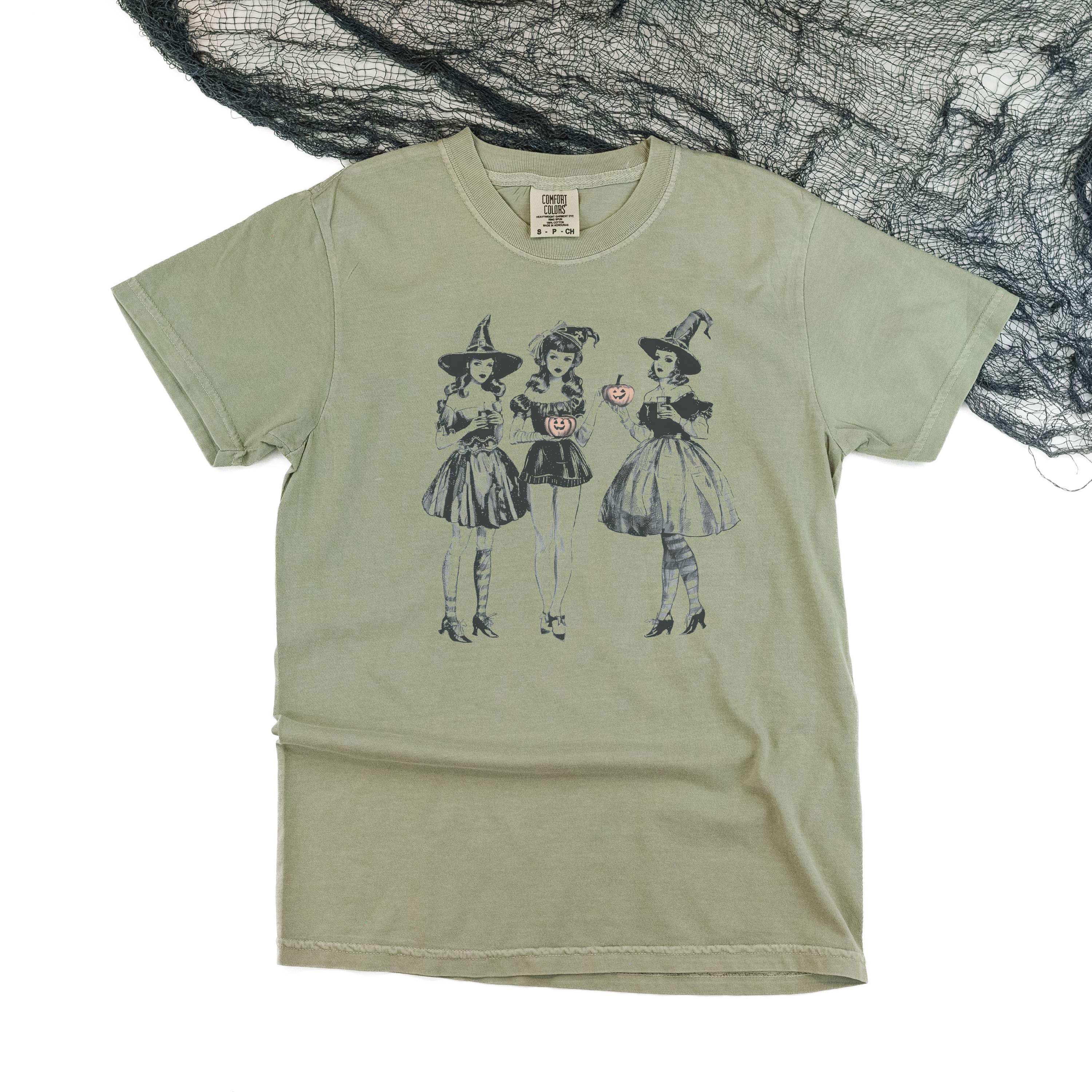 Classy Witches - Short Sleeve Comfort Colors Tee Little Mama Shirt Shop