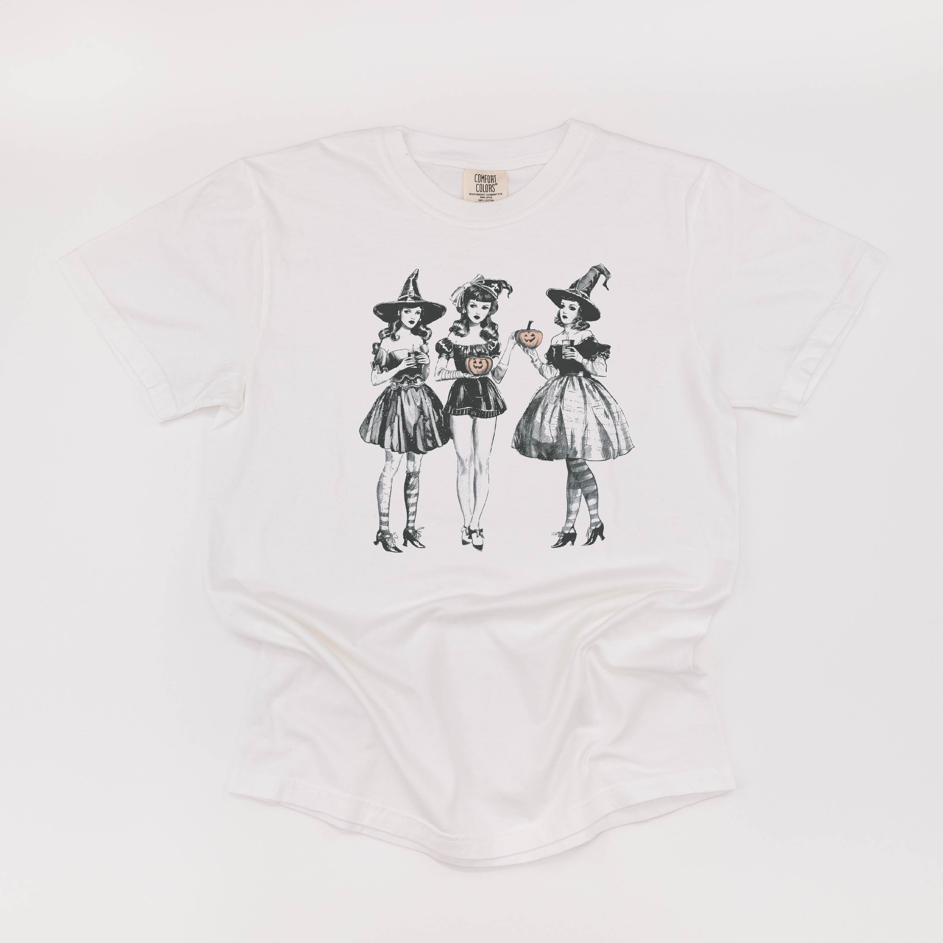 Classy Witches - Short Sleeve Comfort Colors Tee Little Mama Shirt Shop