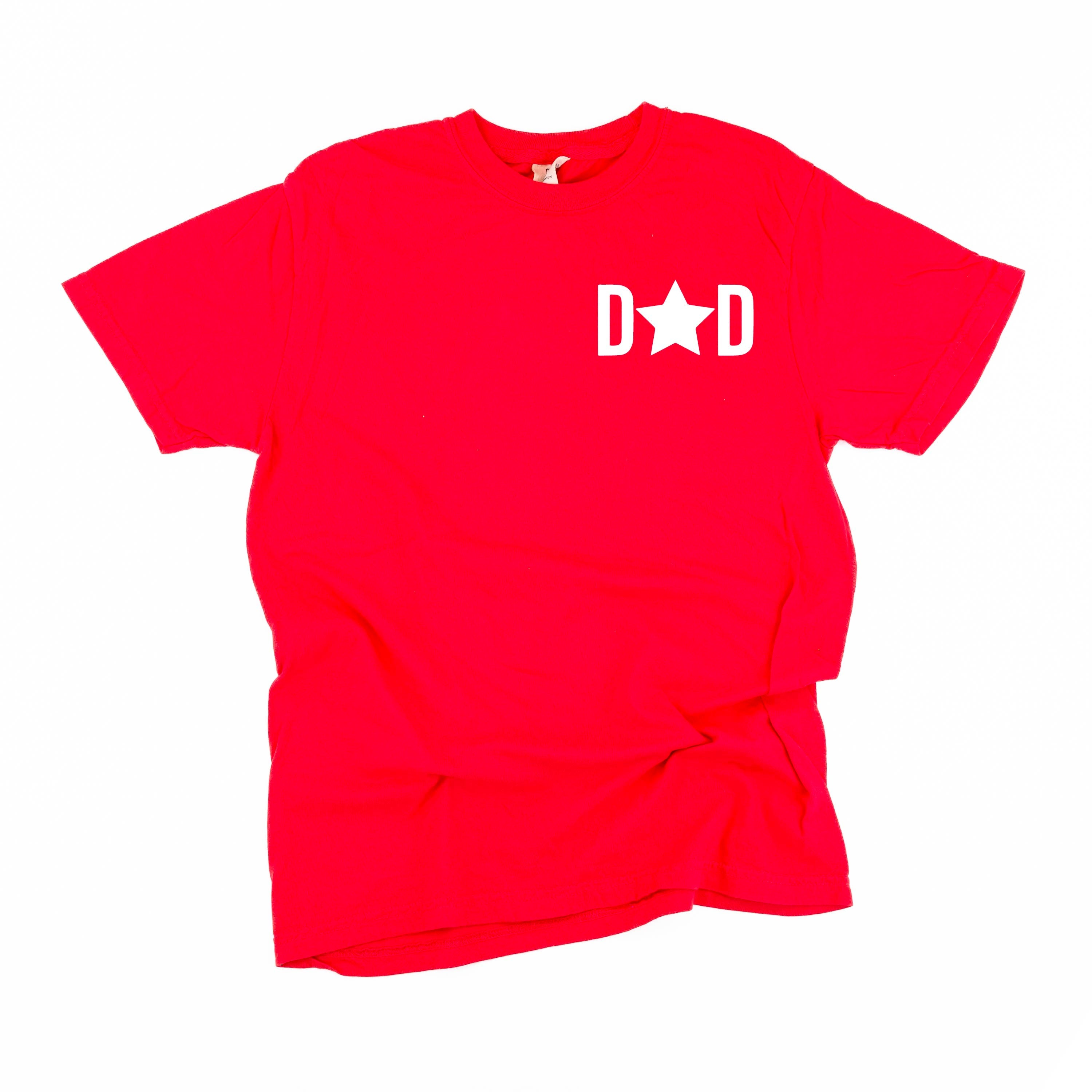 DAD - Star (pocket) - Comfort Colors Tee Little Mama Shirt Shop