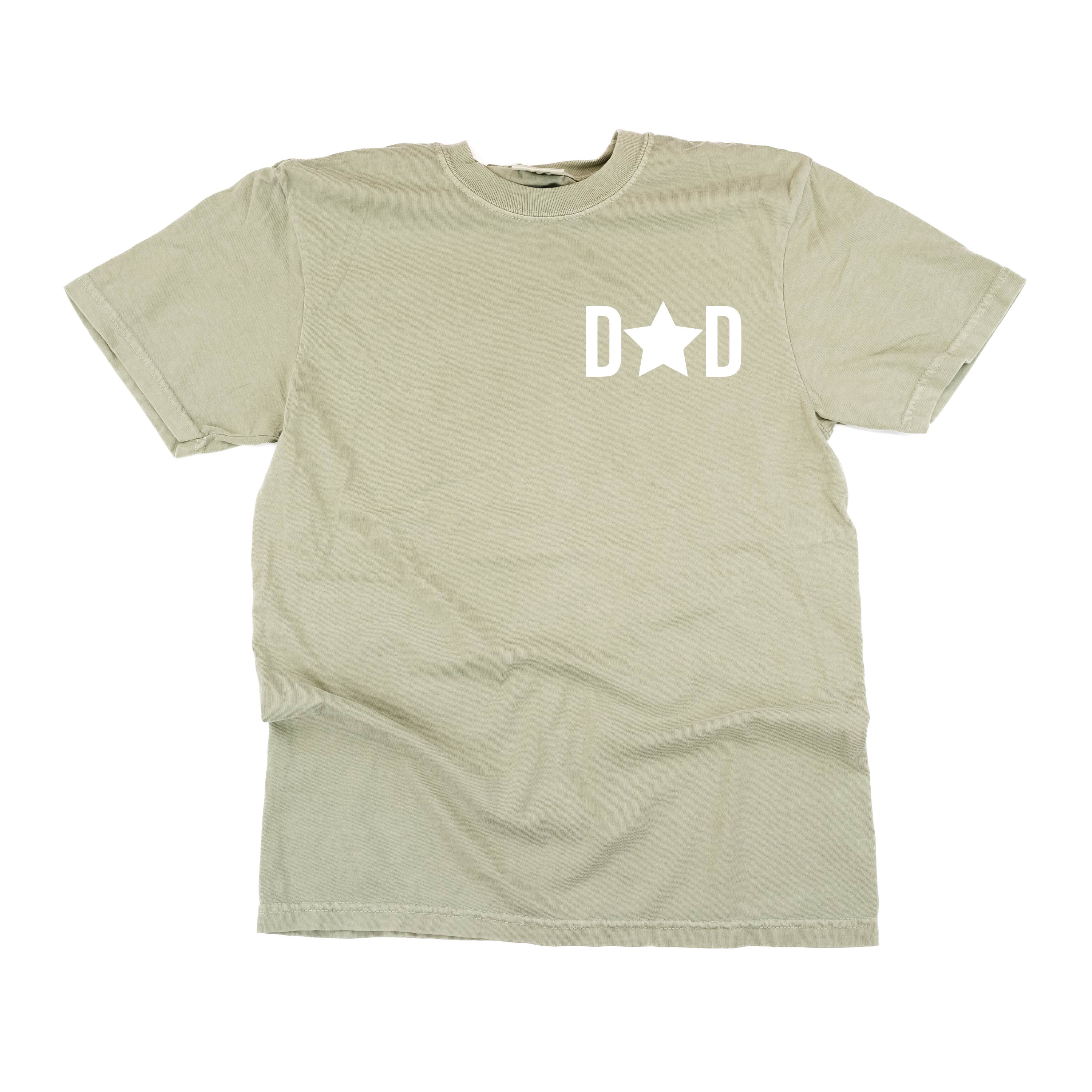 DAD - Star (pocket) - Comfort Colors Tee Little Mama Shirt Shop
