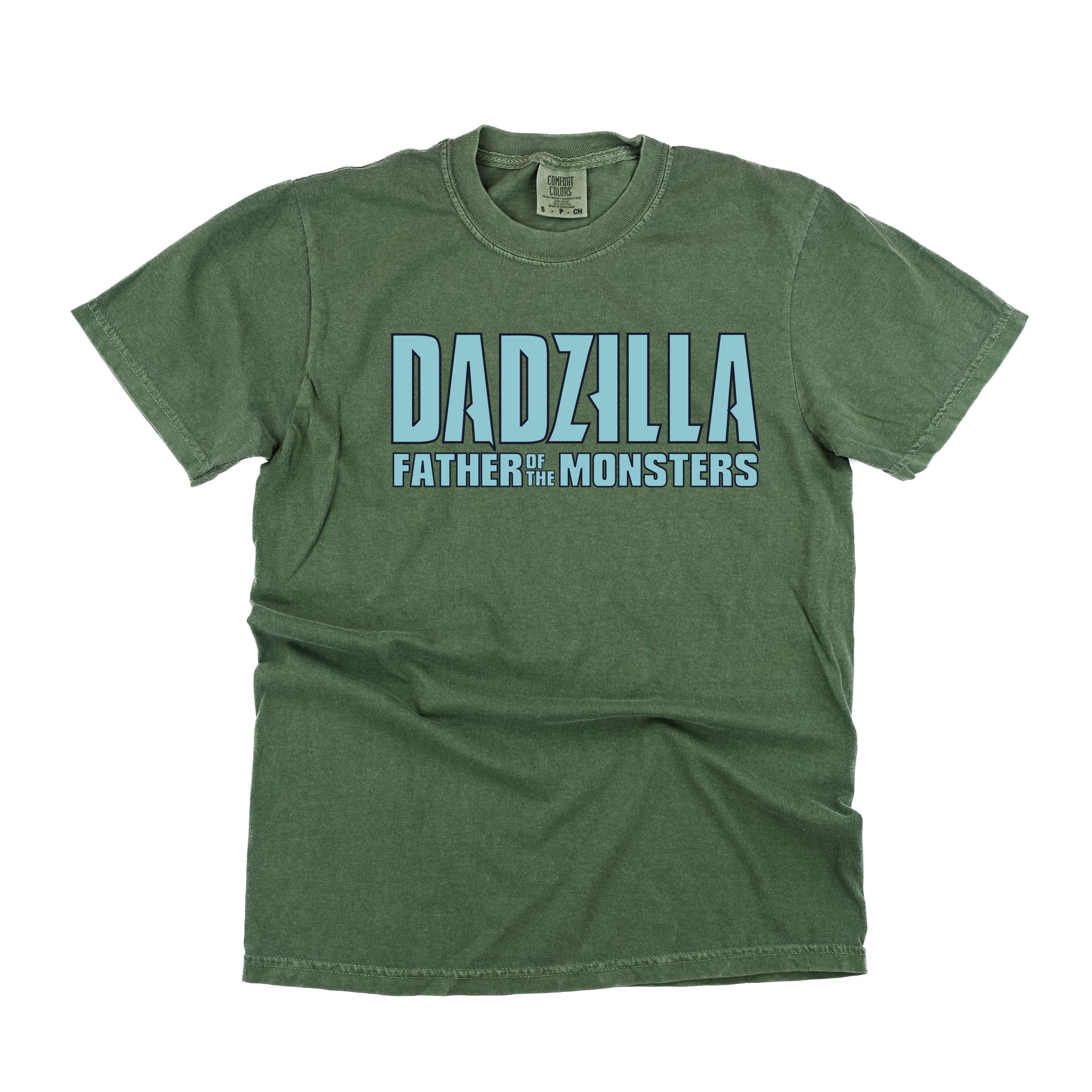 Dadzilla - Father Of The Monster(s) - Comfort Colors Tee Little Mama Shirt Shop