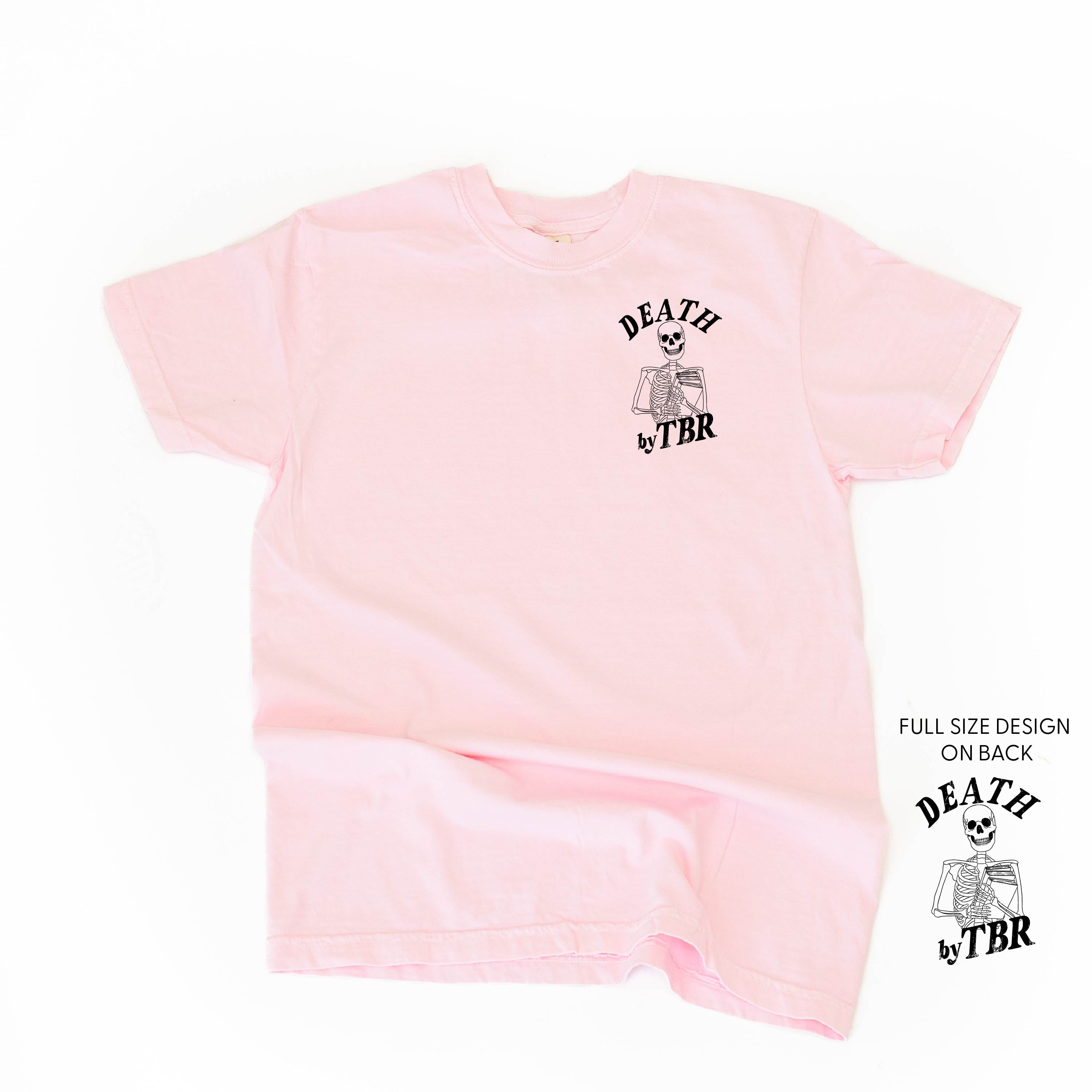  FULL SIZE on Back - Short Sleeve Comfort Colors Tee Little Mama Shirt Shop