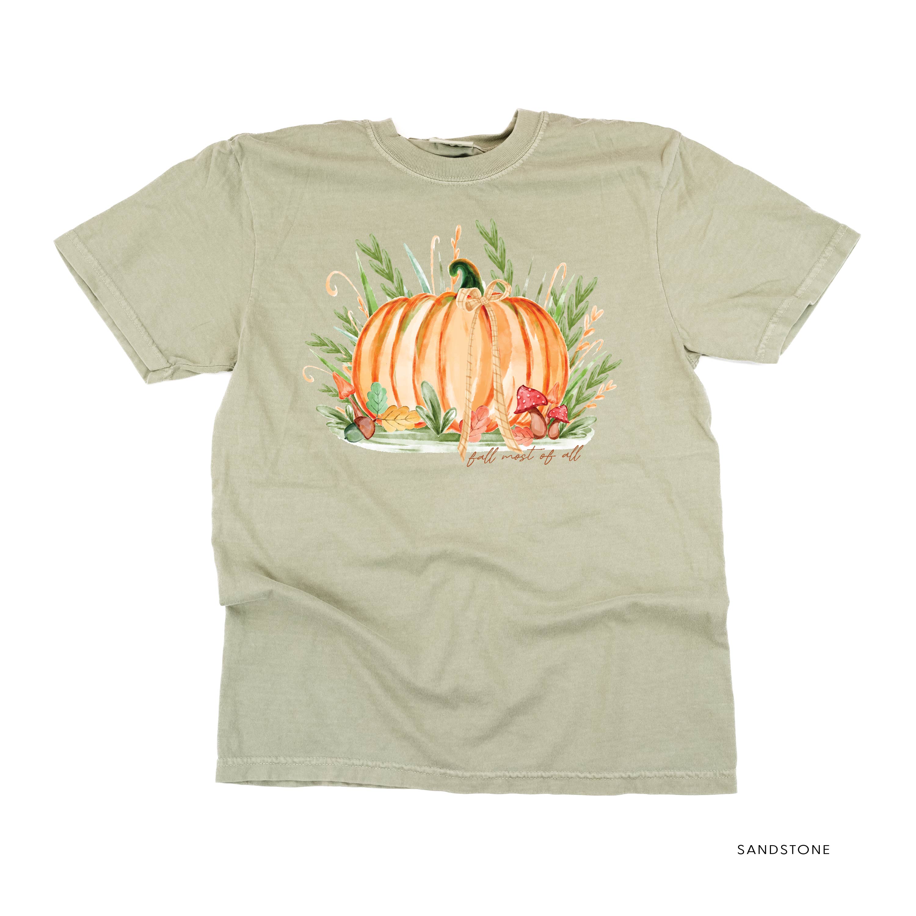 Fall Most of All - Short Sleeve Comfort Colors Tee Little Mama Shirt Shop