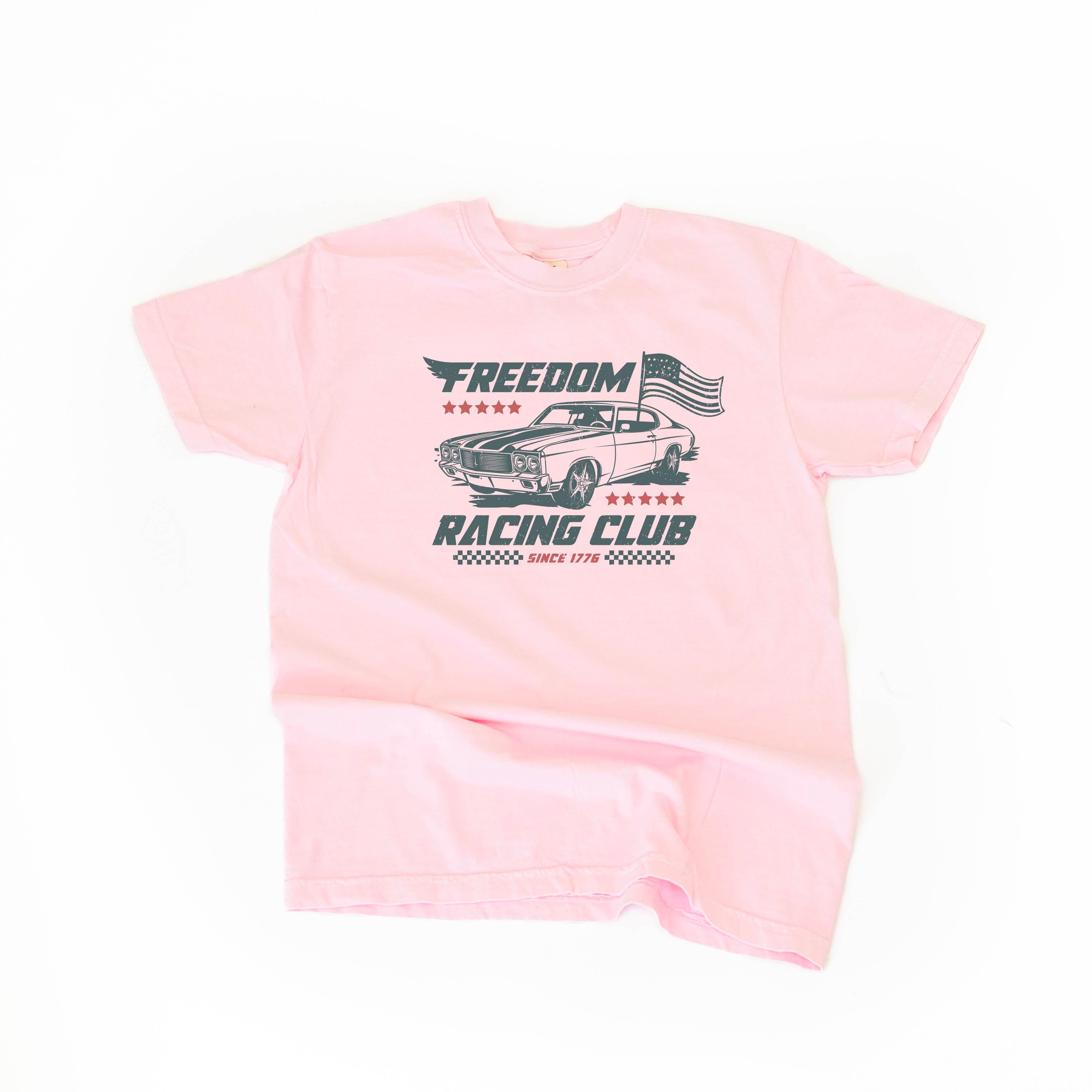 Freedom Racing Club - Comfort Colors Tee Little Mama Shirt Shop