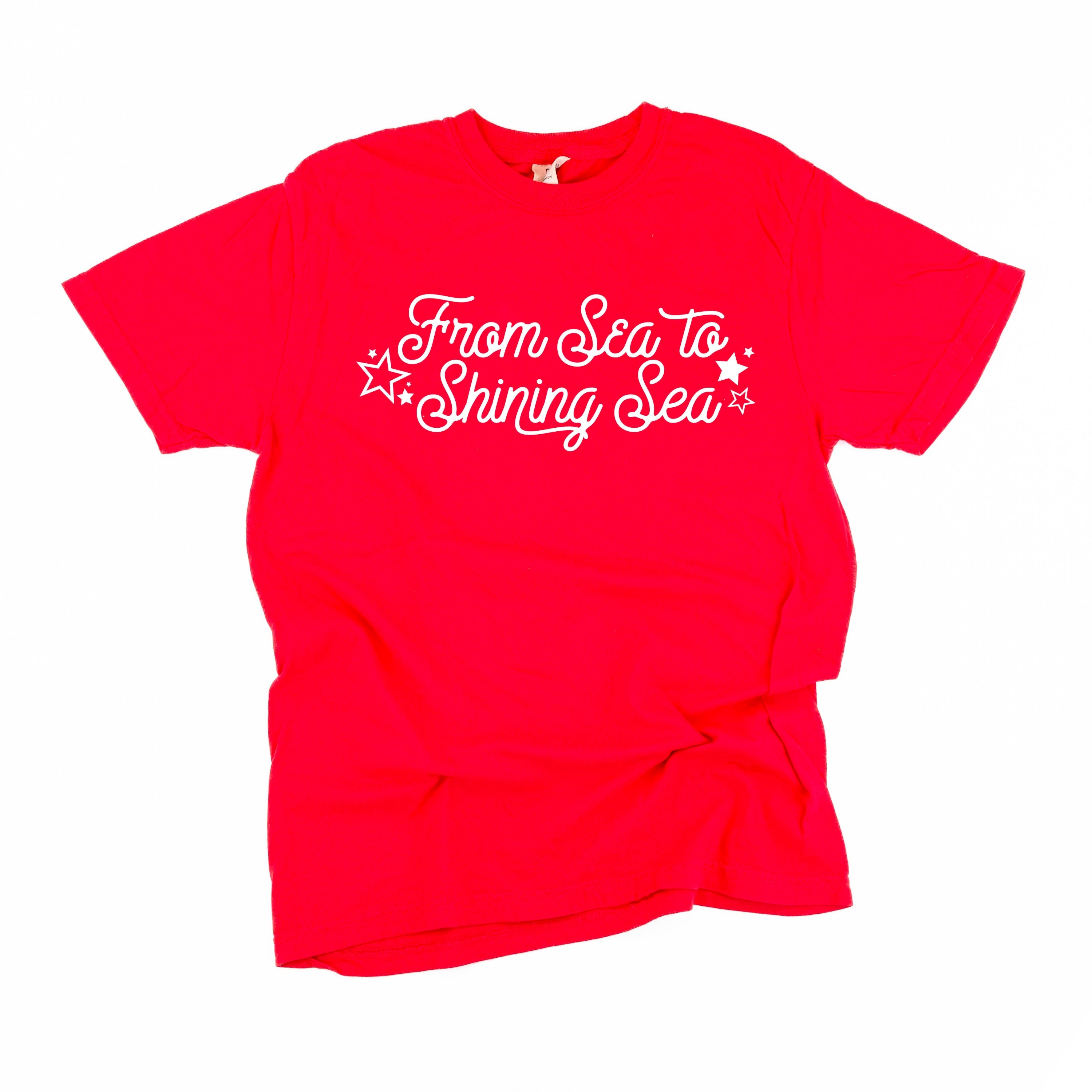 From Sea to Shining Sea - Comfort Colors Tee Little Mama Shirt Shop