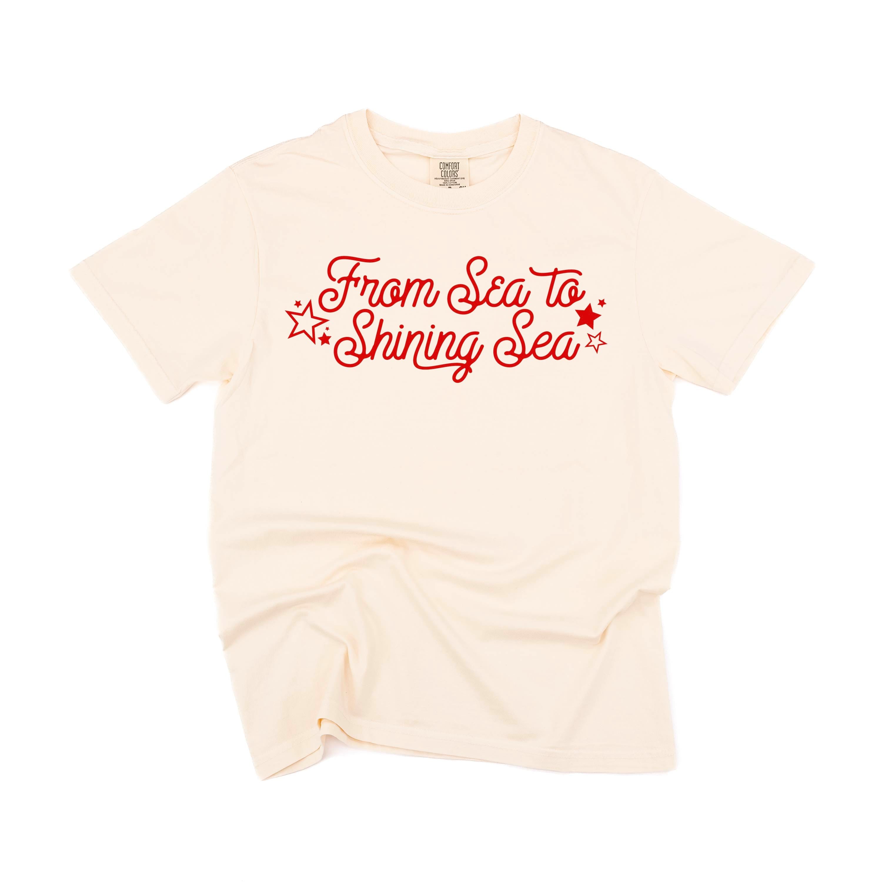 From Sea to Shining Sea - Comfort Colors Tee Little Mama Shirt Shop