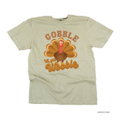 Gobble 'Til Ya Wobble - SHORT SLEEVE COMFORT COLORS TEE Little Mama Shirt Shop