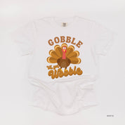 Gobble 'Til Ya Wobble - SHORT SLEEVE COMFORT COLORS TEE Little Mama Shirt Shop