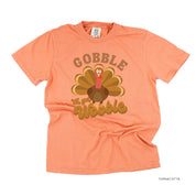 Gobble 'Til Ya Wobble - SHORT SLEEVE COMFORT COLORS TEE Little Mama Shirt Shop