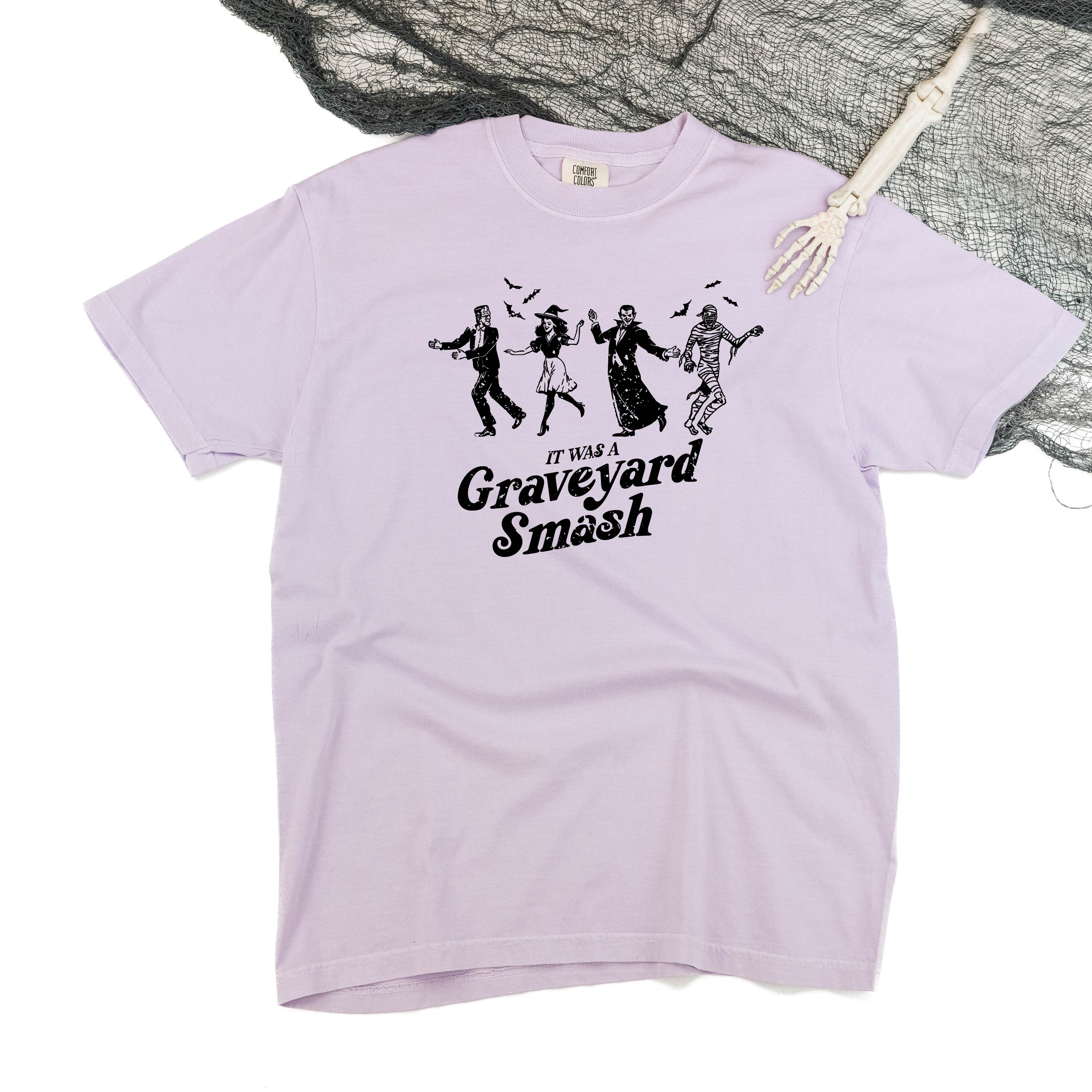 It Was a Graveyard Smash - Short Sleeve Comfort Colors Tee Little Mama Shirt Shop