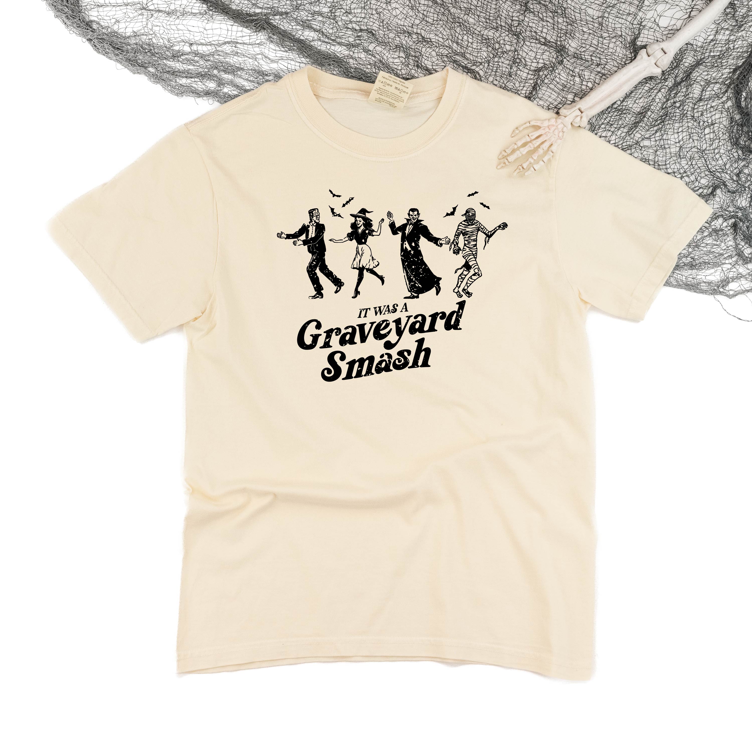 It Was a Graveyard Smash - Short Sleeve Comfort Colors Tee Little Mama Shirt Shop
