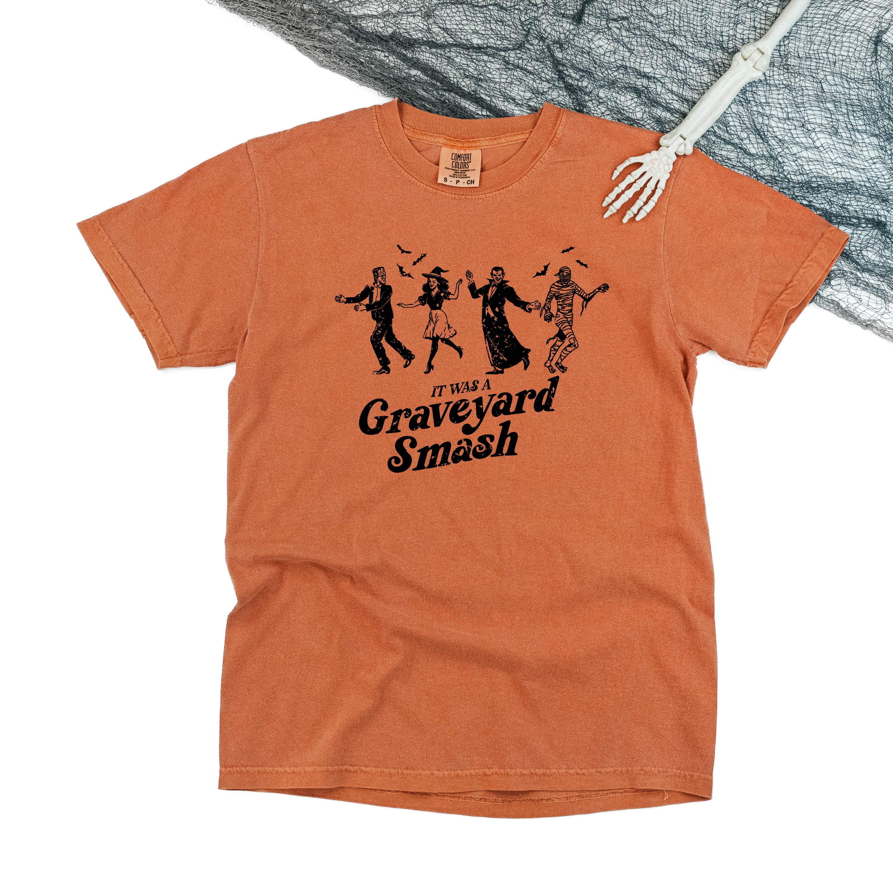 It Was a Graveyard Smash - Short Sleeve Comfort Colors Tee Little Mama Shirt Shop