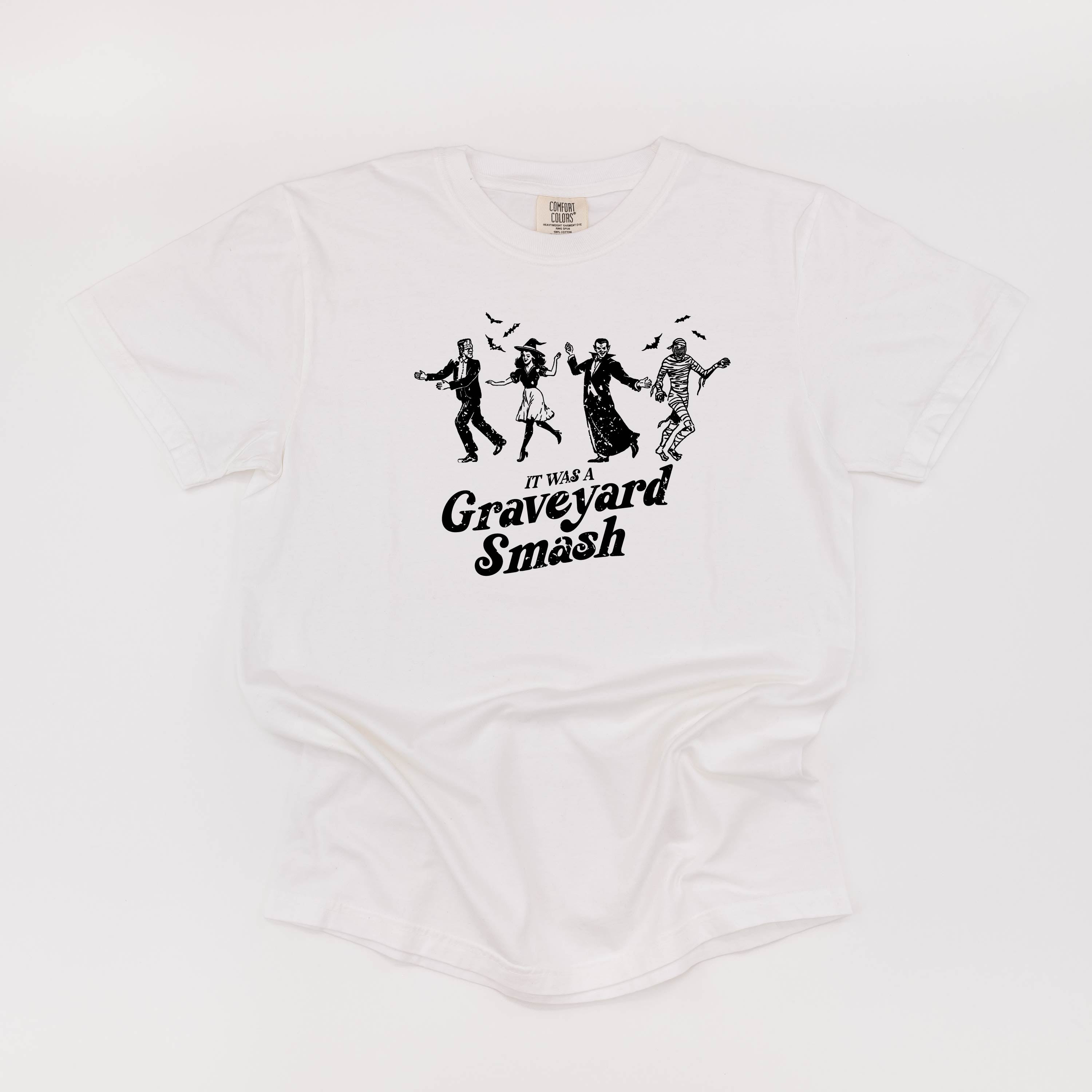 It Was a Graveyard Smash - Short Sleeve Comfort Colors Tee Little Mama Shirt Shop
