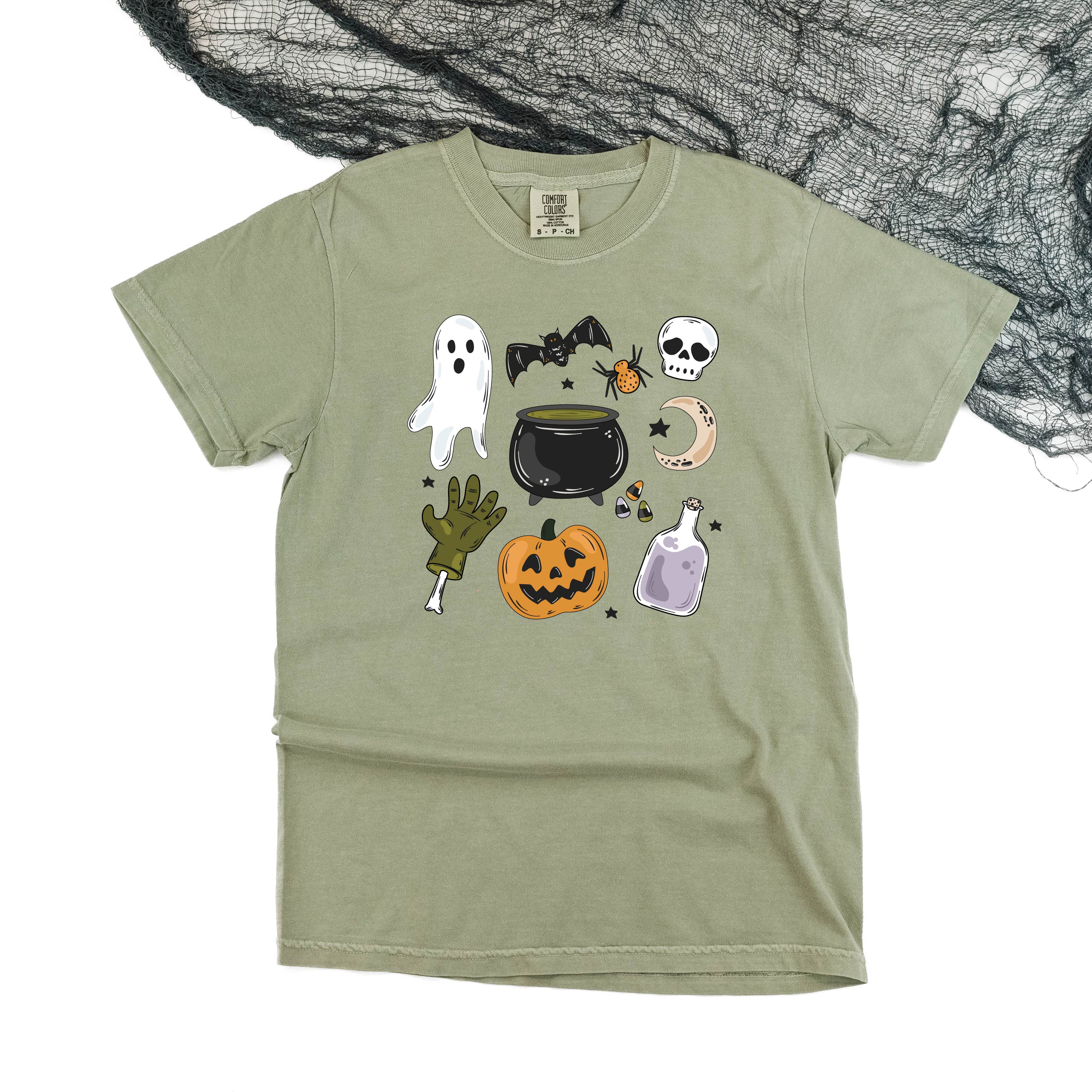 Halloween Things - Short Sleeve Comfort Colors Tee Little Mama Shirt Shop