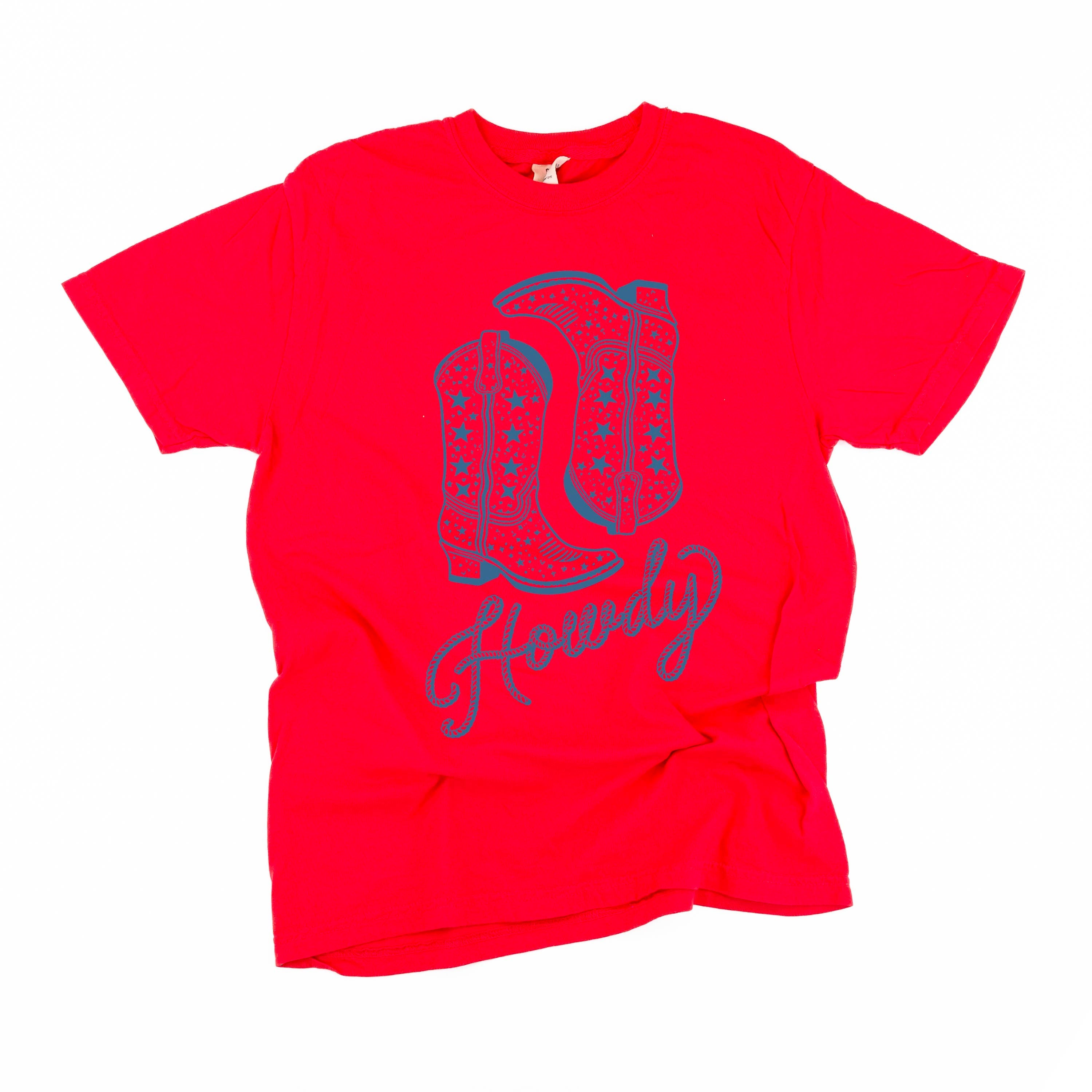 Cowboy Boots - Comfort Colors Tee Little Mama Shirt Shop