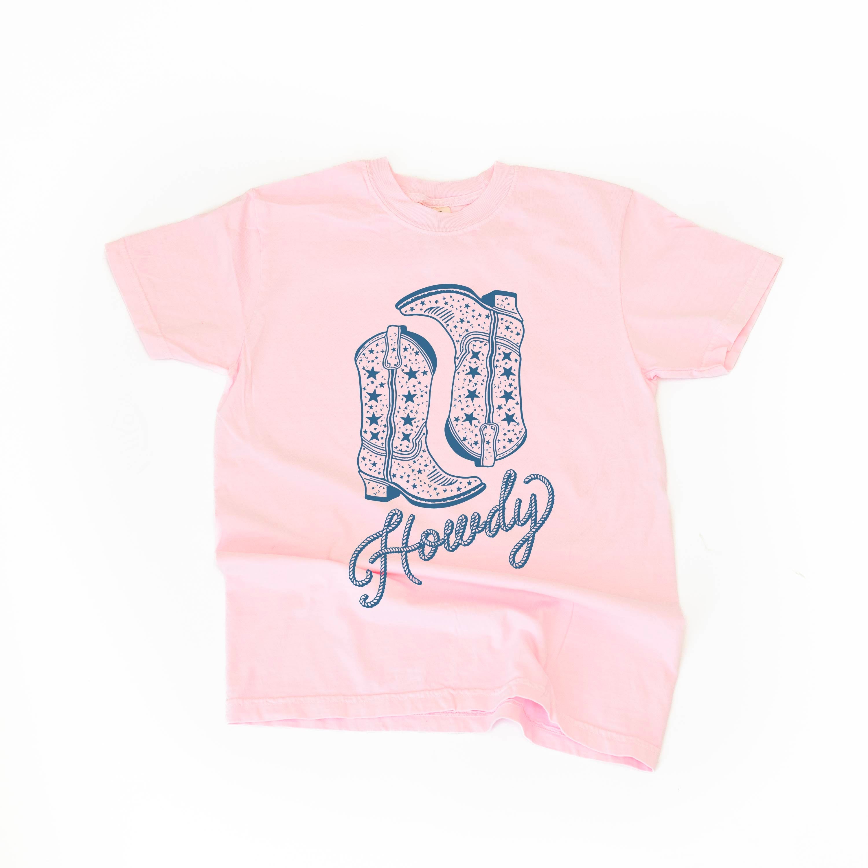  Cowboy Boots - Comfort Colors Tee Little Mama Shirt Shop