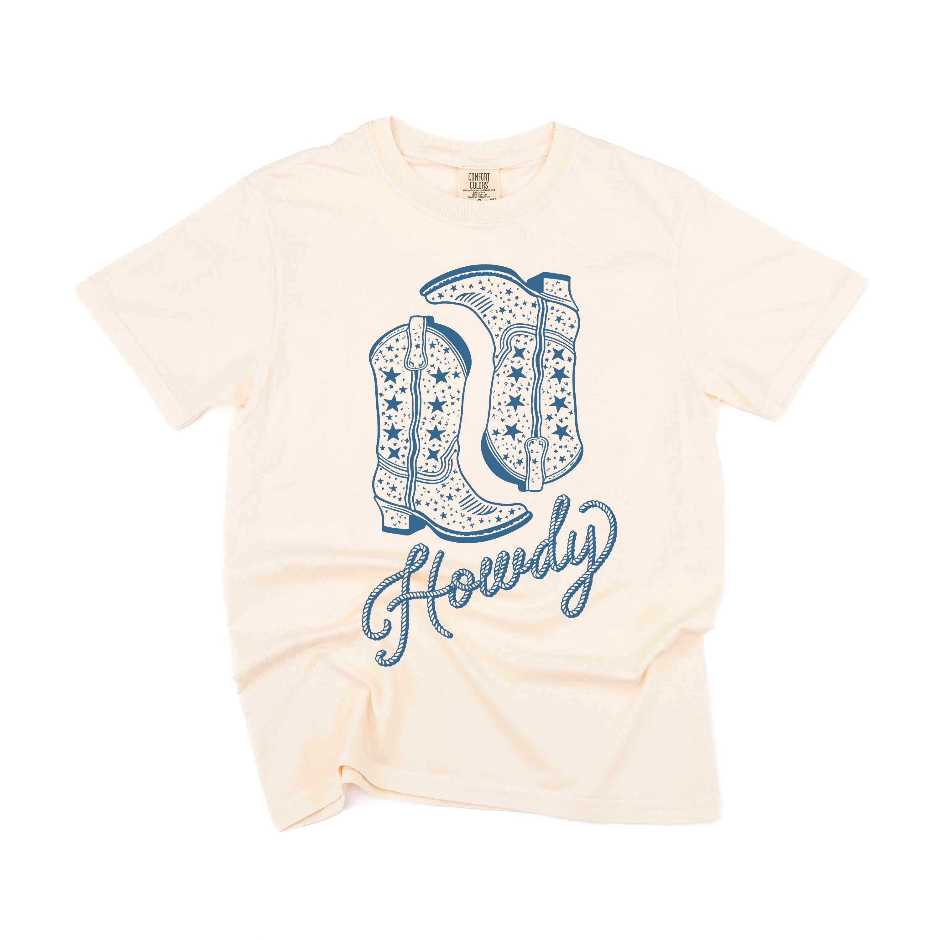  Cowboy Boots - Comfort Colors Tee Little Mama Shirt Shop