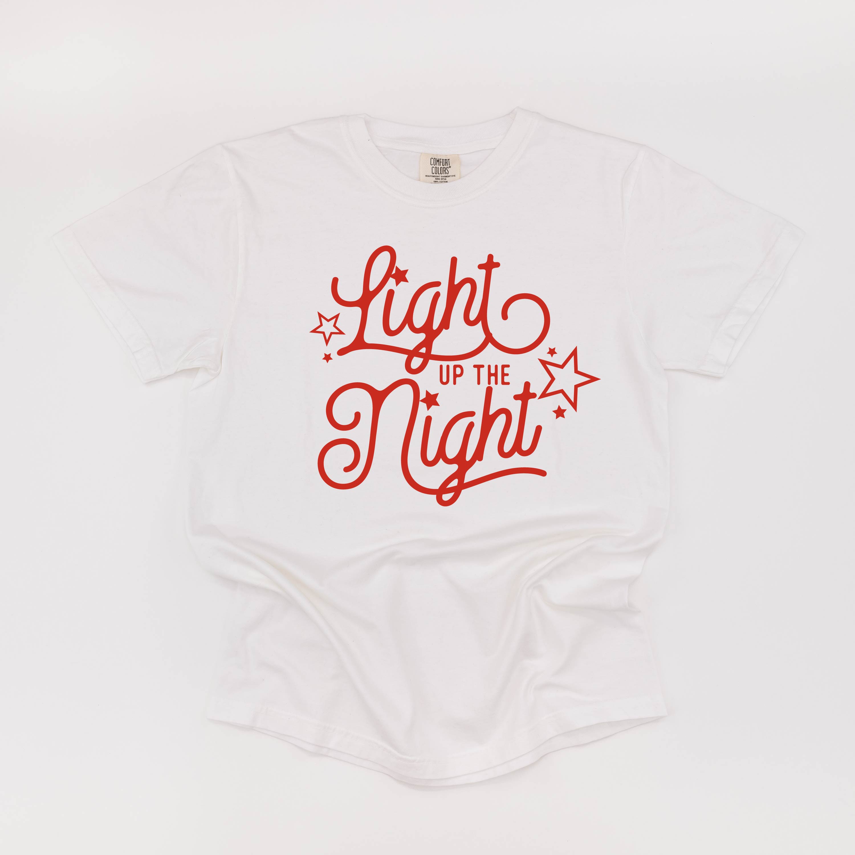 Light Up The Night - Comfort Colors Tee Little Mama Shirt Shop