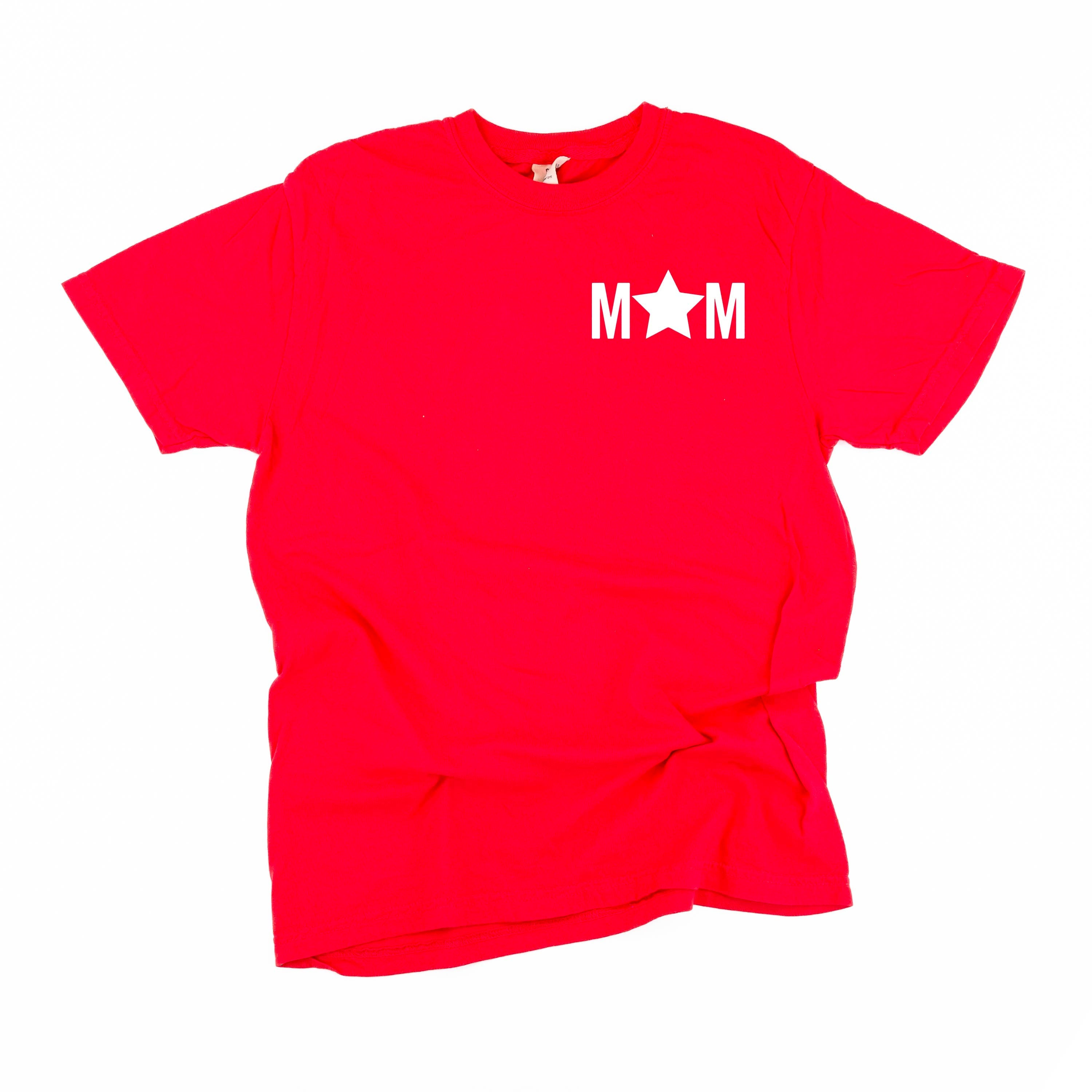Mom - Star (pocket) - Comfort Colors Tee Little Mama Shirt Shop