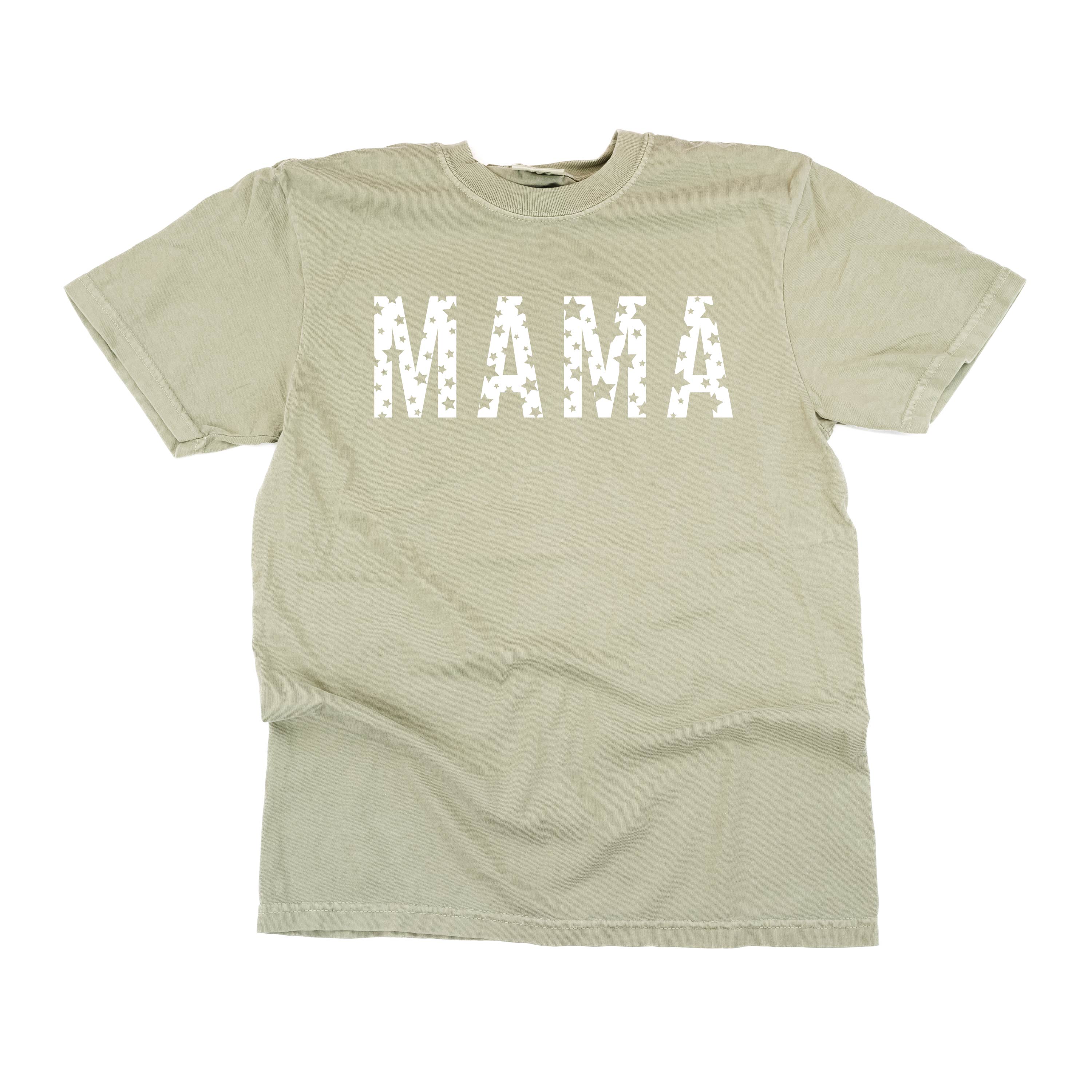 Mama - Star Pattern - Comfort Colors Tee Little Mama Shirt Shop