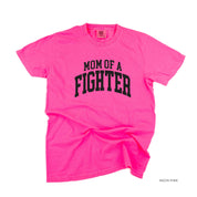 Mom of a Fighter - Varsity - Comfort Colors Tee Little Mama Shirt Shop