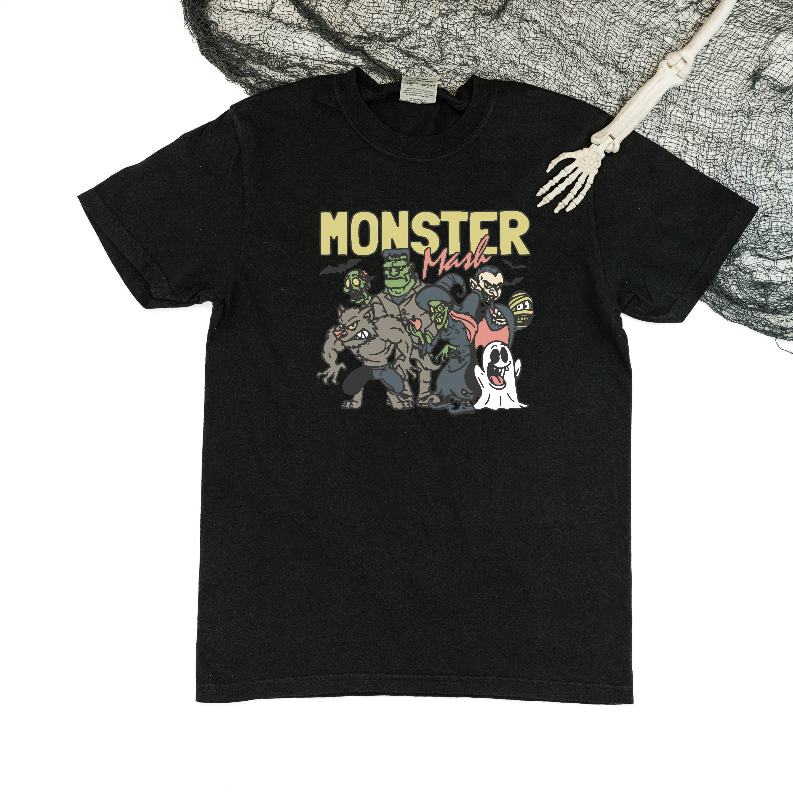 Monster Mash - Short Sleeve Comfort Colors Tee Little Mama Shirt Shop