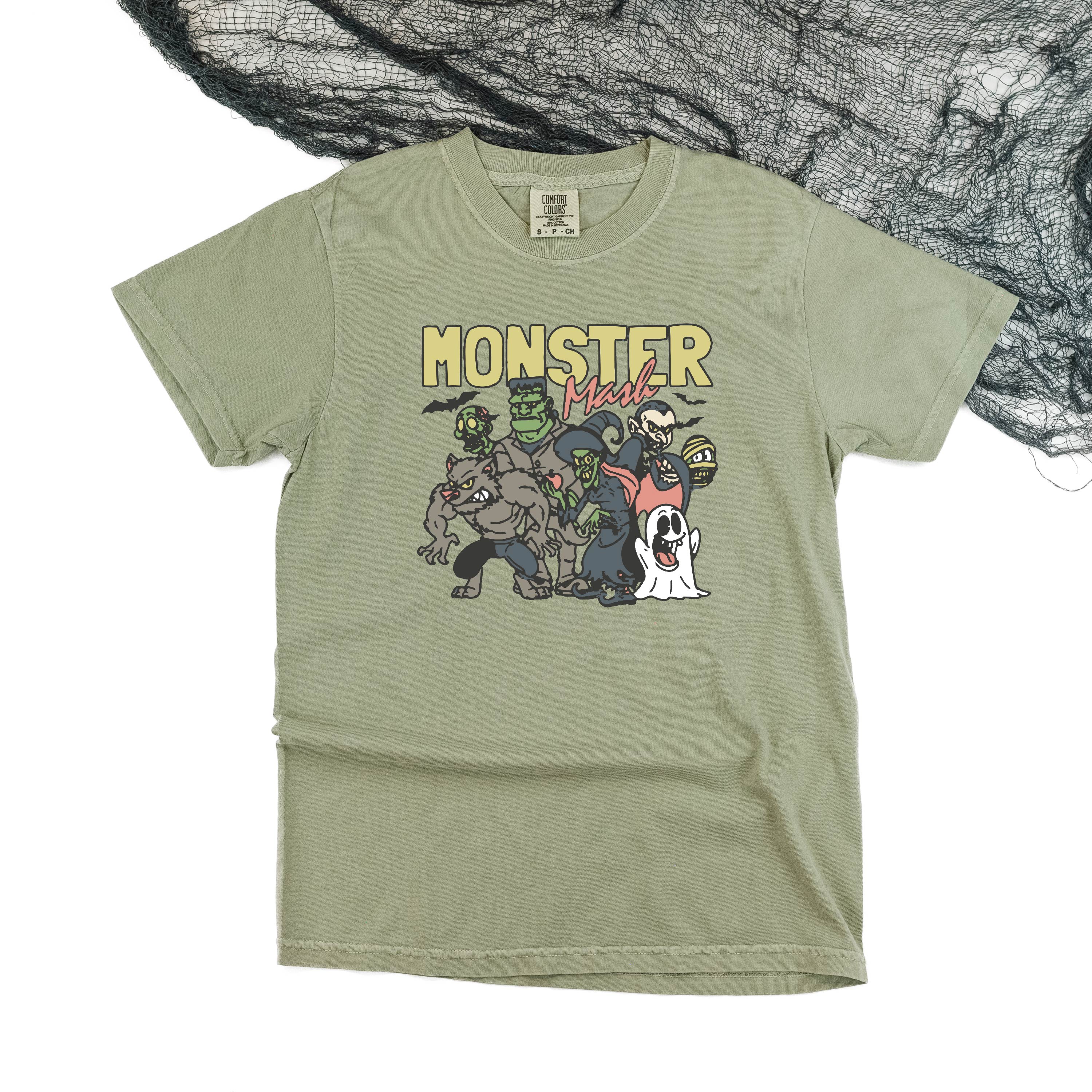 Monster Mash - Short Sleeve Comfort Colors Tee Little Mama Shirt Shop