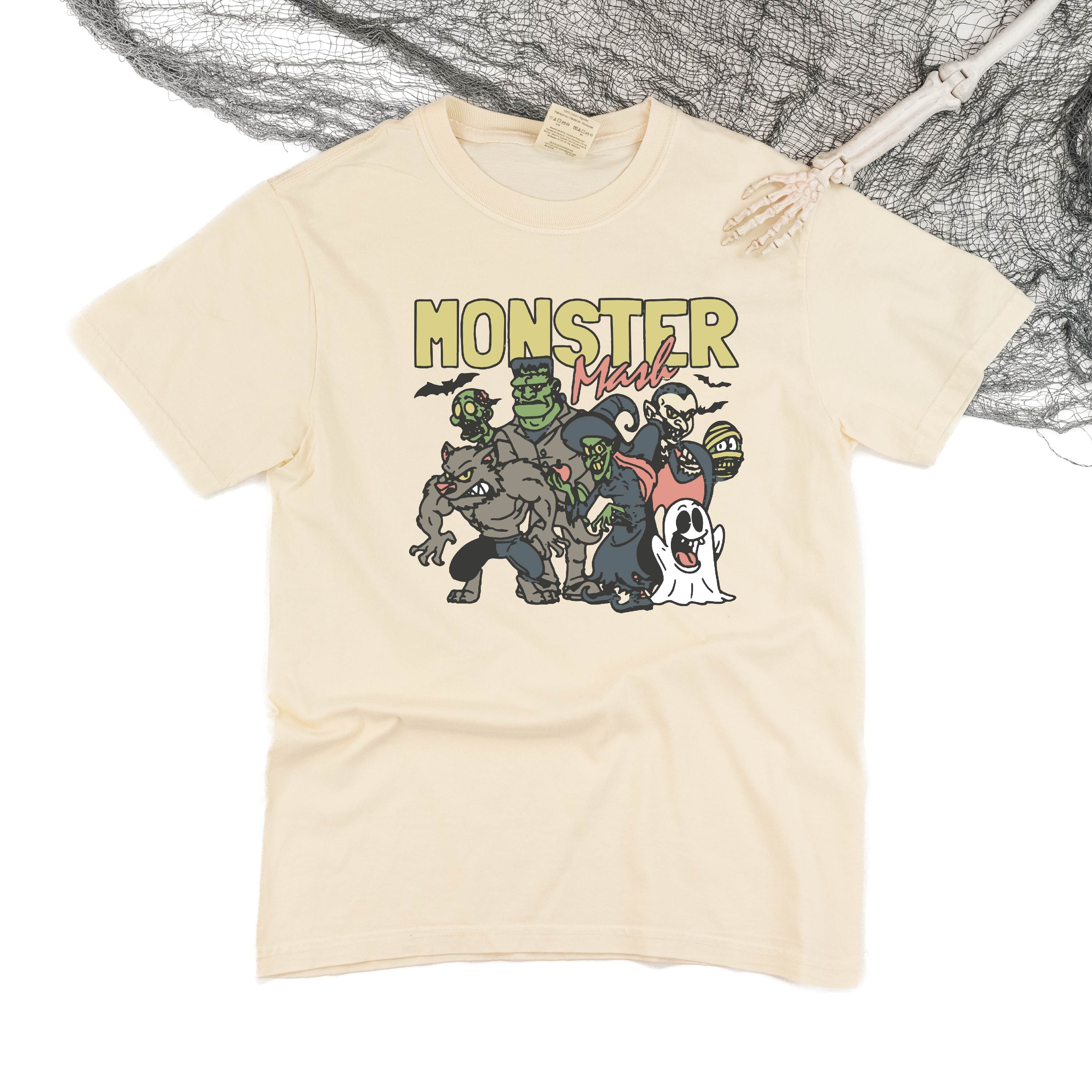 Monster Mash - Short Sleeve Comfort Colors Tee Little Mama Shirt Shop