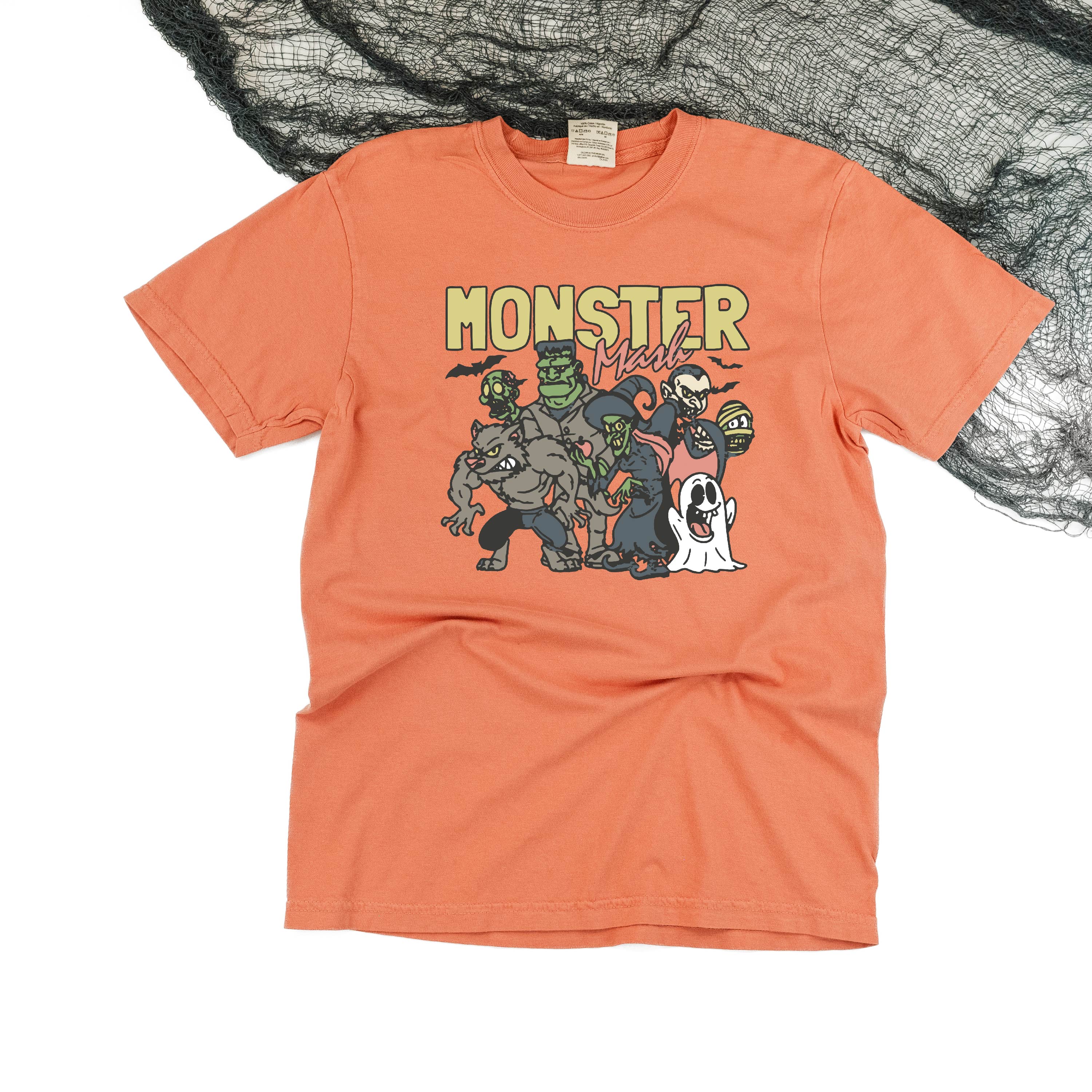Monster Mash - Short Sleeve Comfort Colors Tee Little Mama Shirt Shop