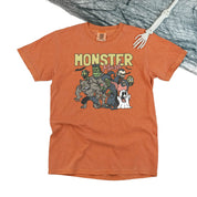 Monster Mash - Short Sleeve Comfort Colors Tee Little Mama Shirt Shop