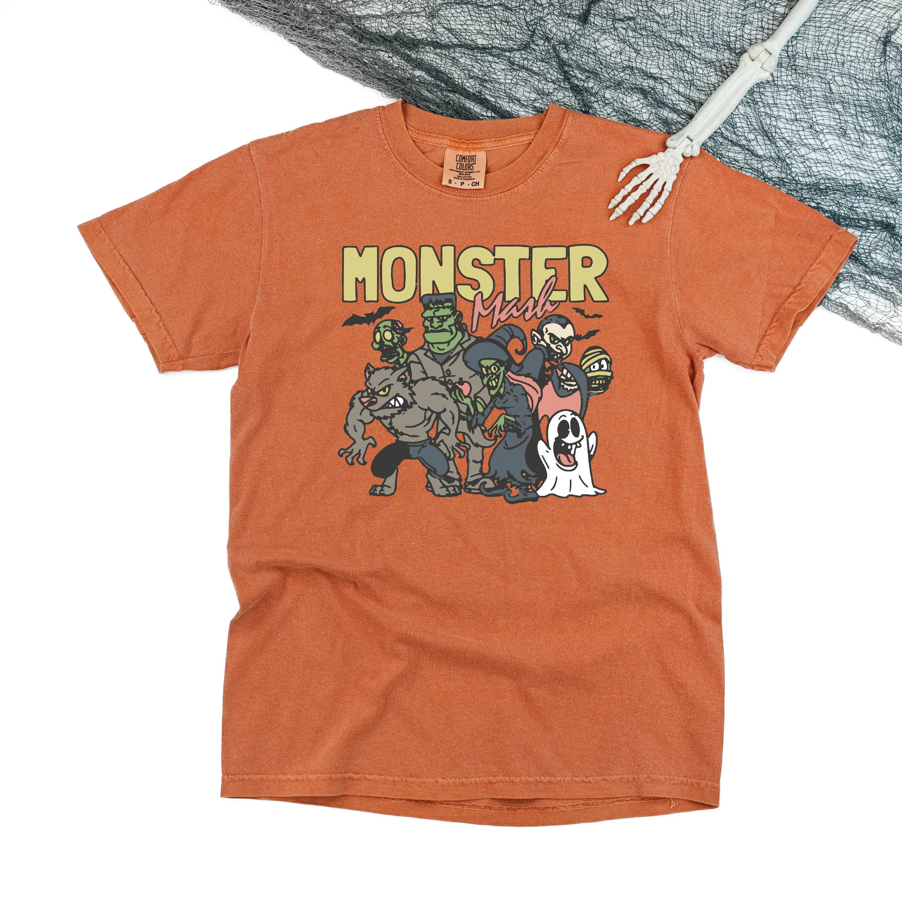 Monster Mash - Short Sleeve Comfort Colors Tee Little Mama Shirt Shop